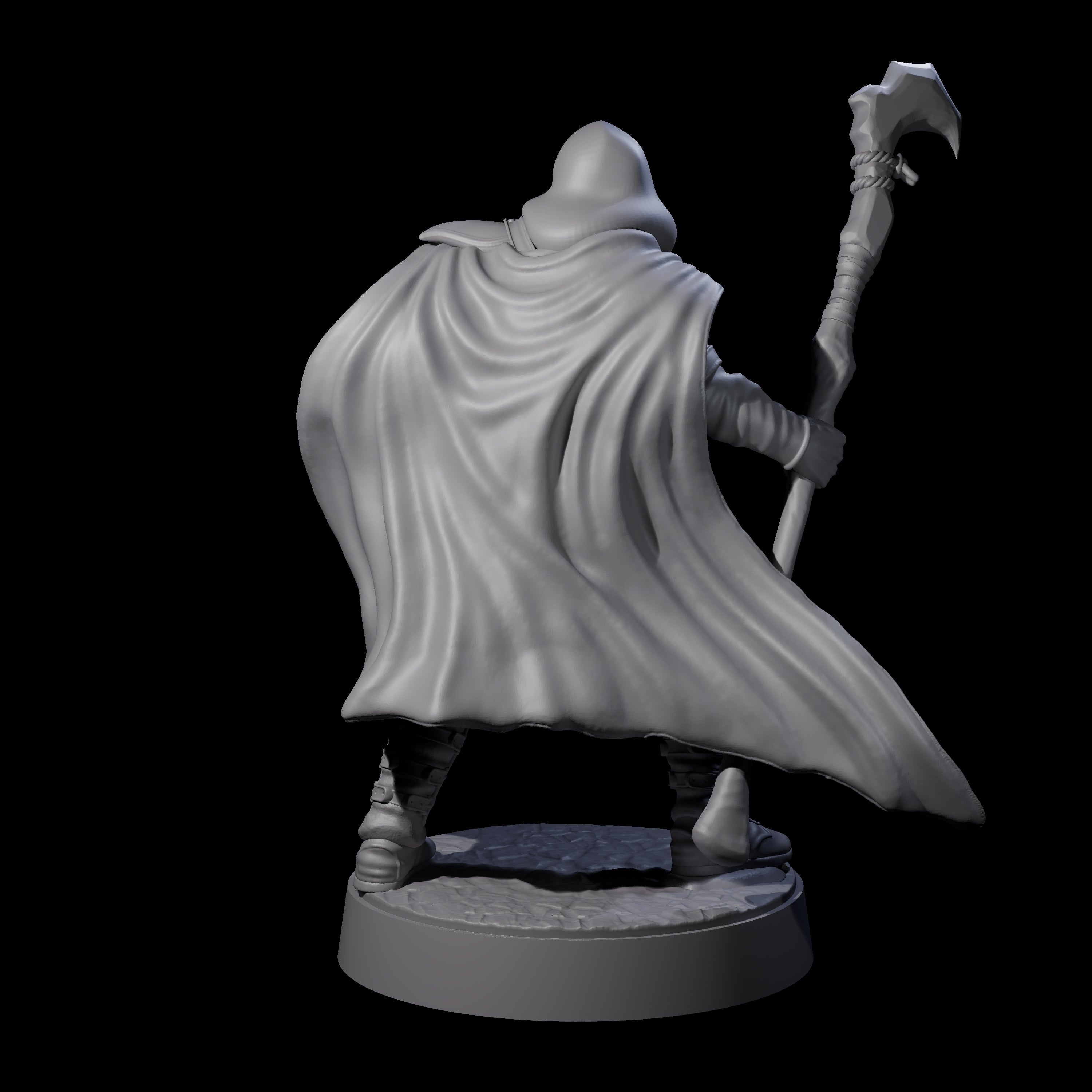 Teobor The Warcaster Miniature for Dungeons and Dragons, Pathfinder or other TTRPGs
