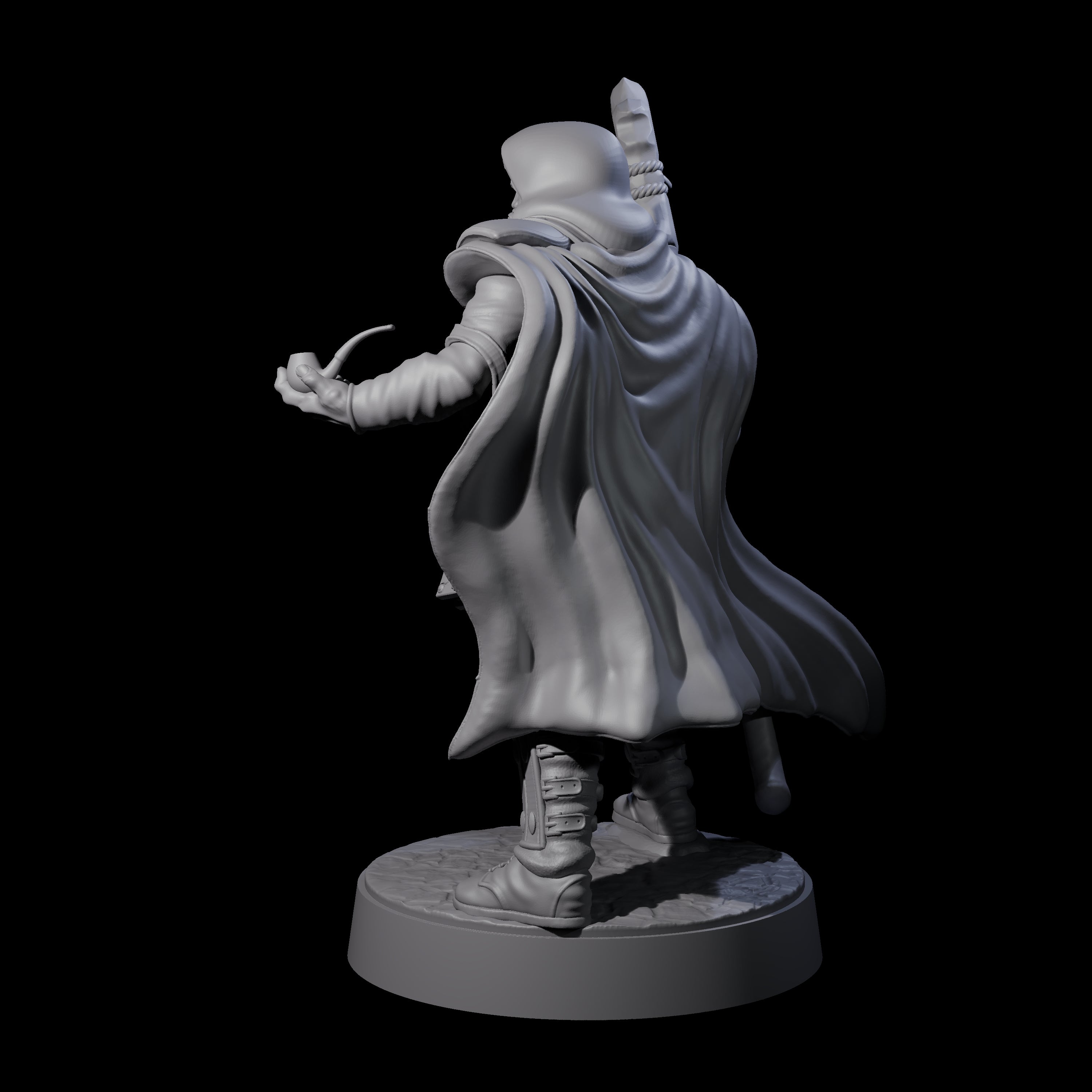 Teobor The Warcaster Miniature for Dungeons and Dragons, Pathfinder or other TTRPGs