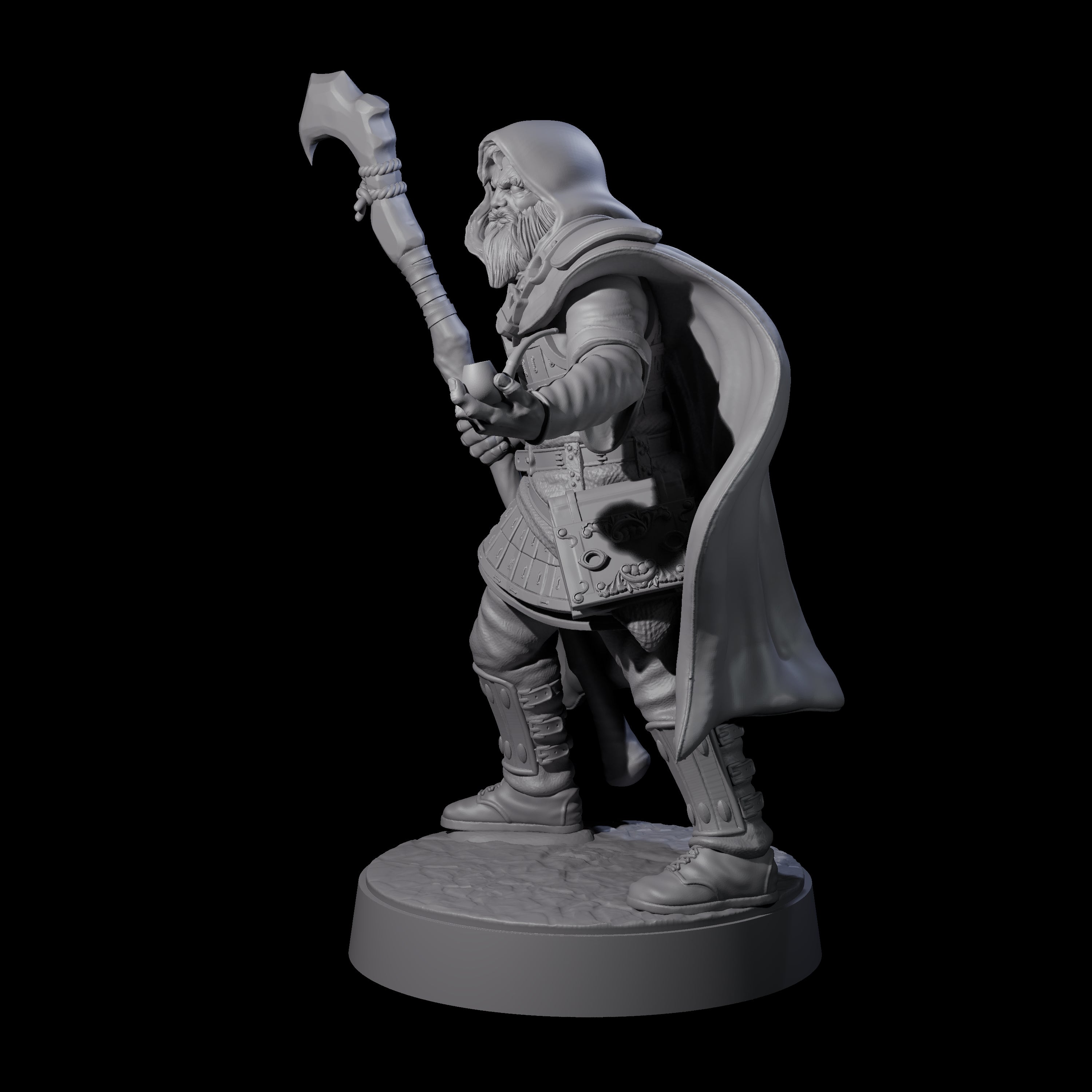 Teobor The Warcaster Miniature for Dungeons and Dragons, Pathfinder or other TTRPGs