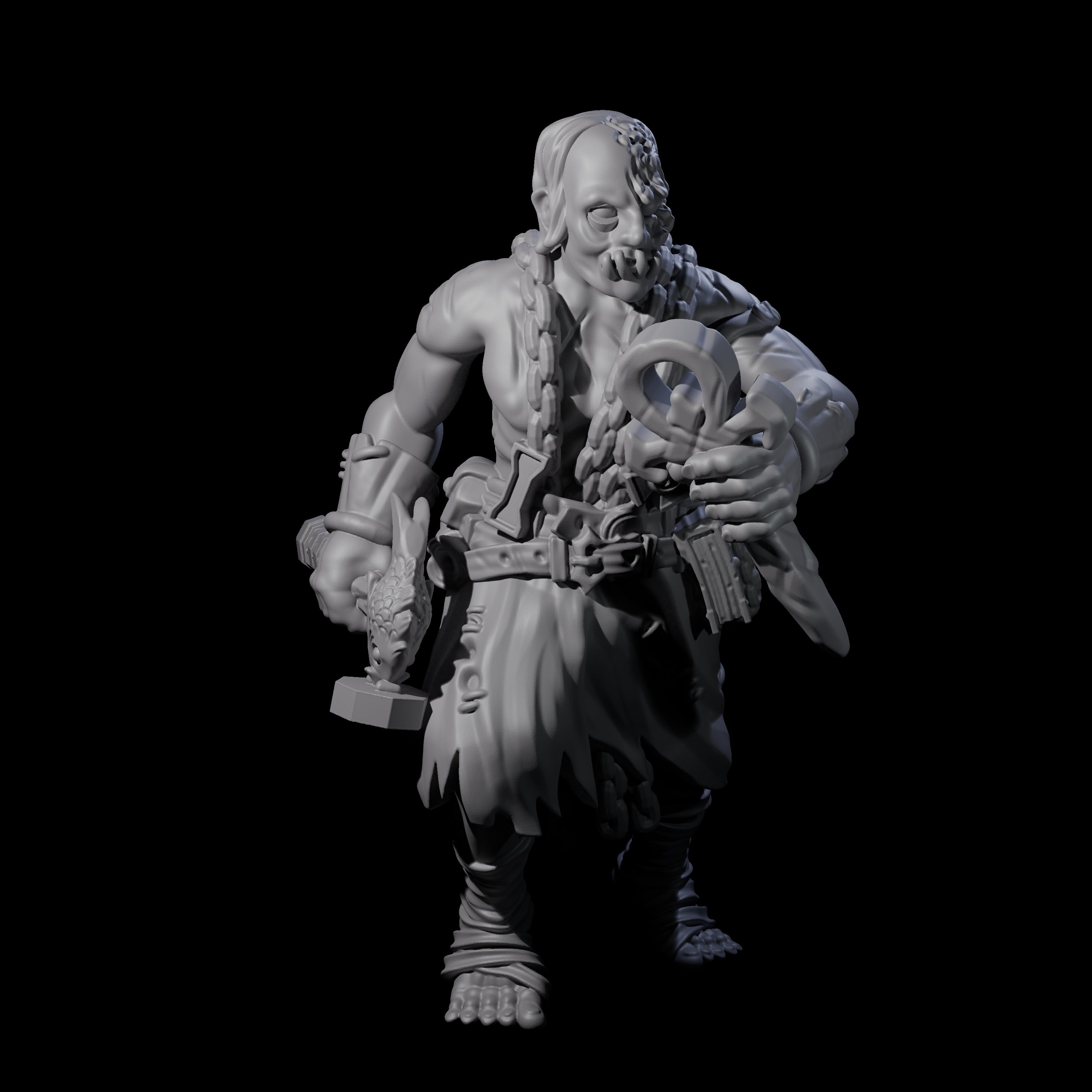 The Angry Congregation Miniature for Dungeons and Dragons, Pathfinder or other TTRPGs