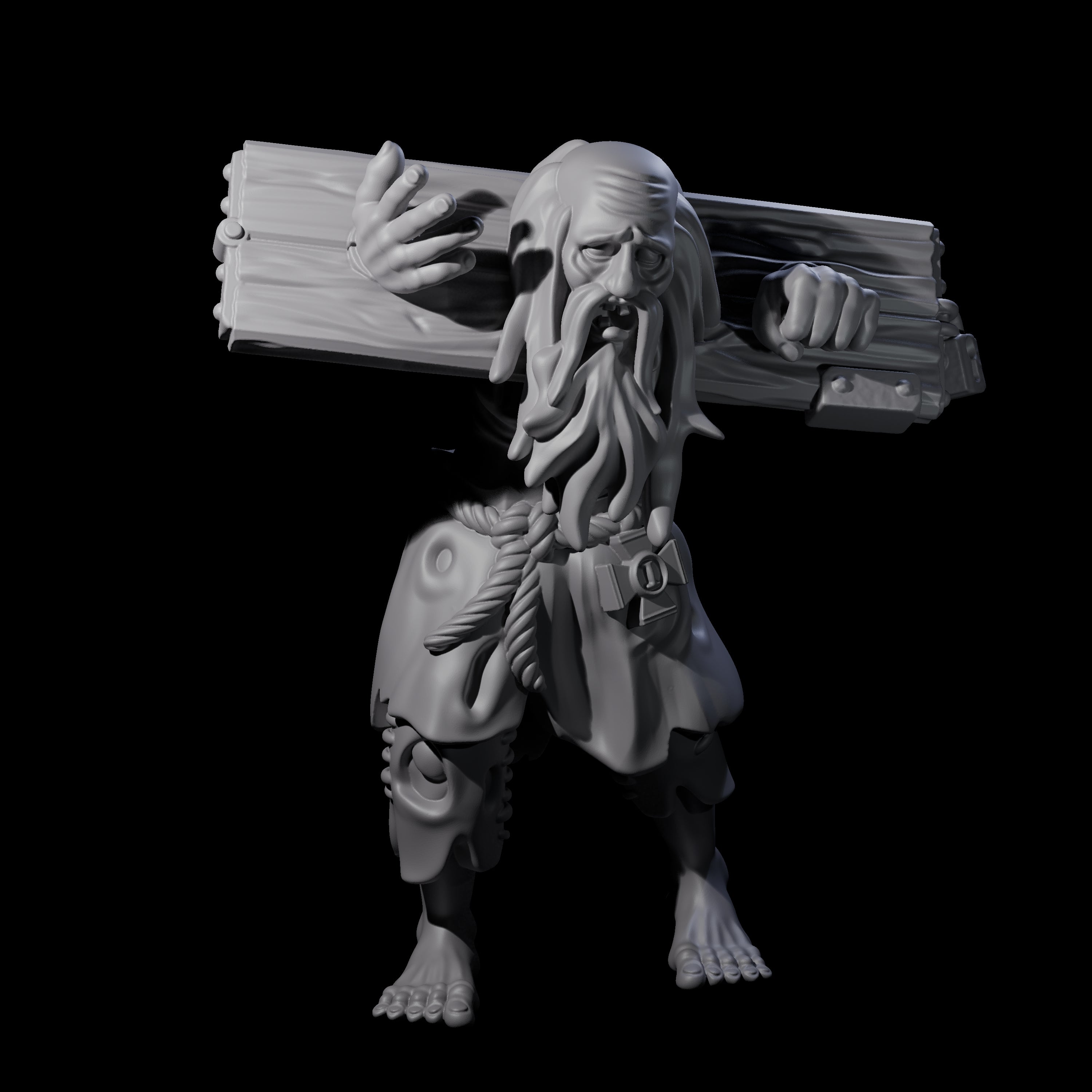 The Angry Congregation Miniature for Dungeons and Dragons, Pathfinder or other TTRPGs