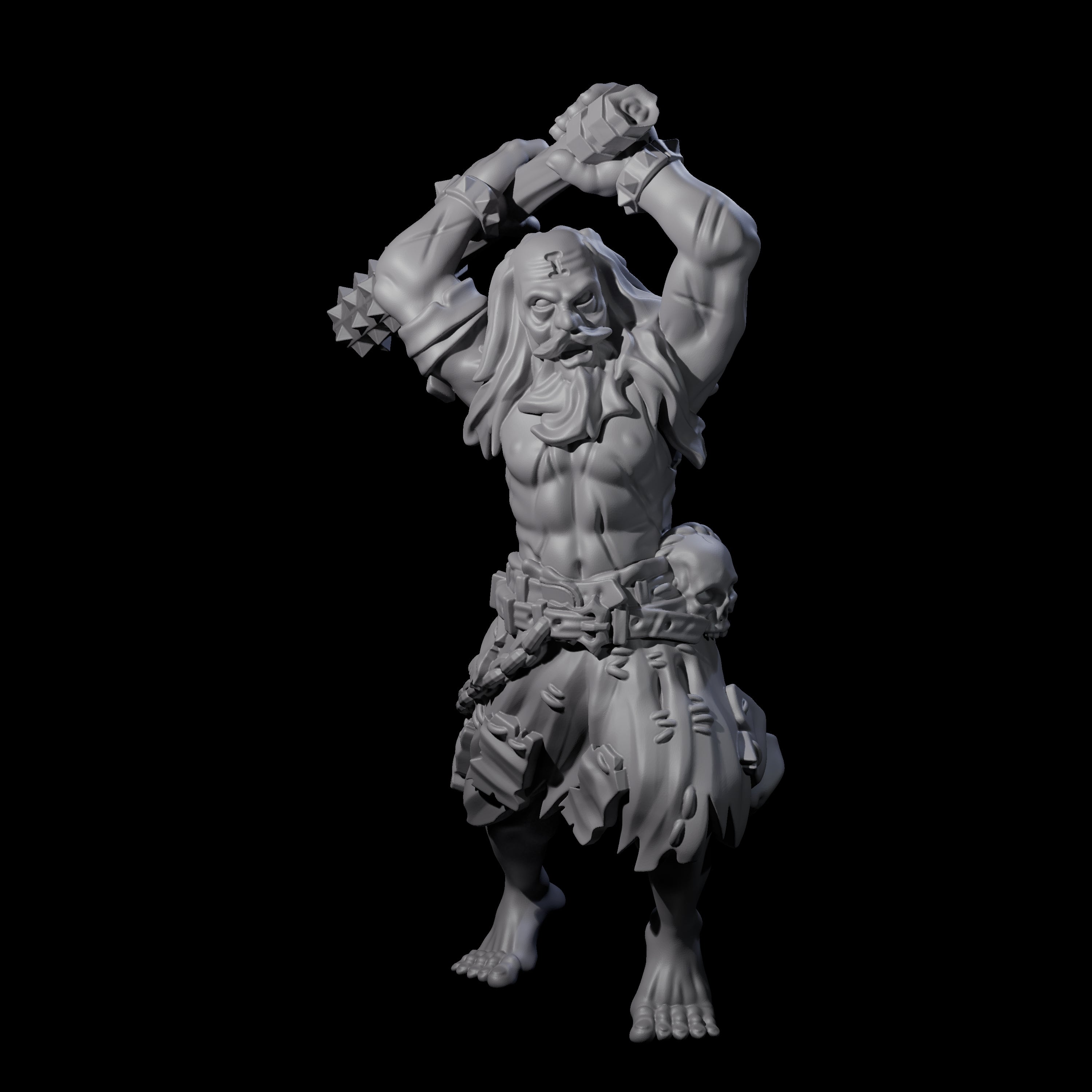 The Angry Congregation Miniature for Dungeons and Dragons, Pathfinder or other TTRPGs