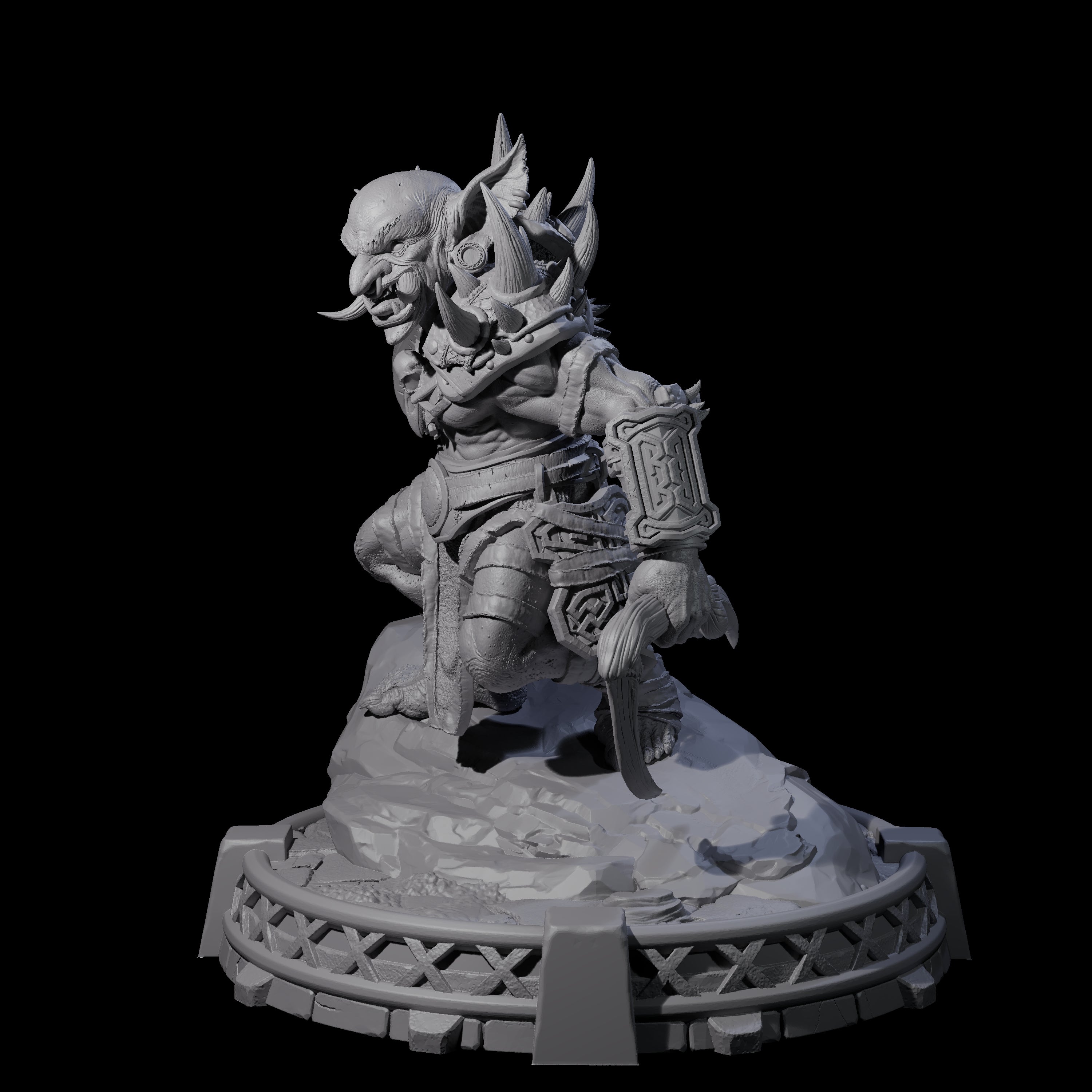 The Bonebranch Tribe Miniature for Dungeons and Dragons, Pathfinder or other TTRPGs