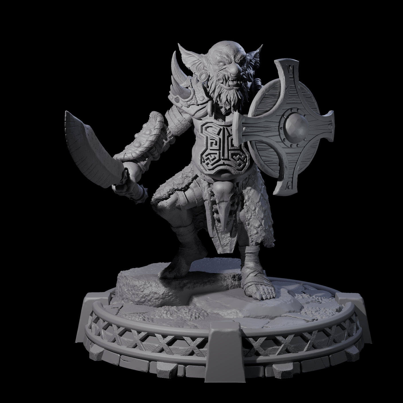 The Bonebranch Tribe Miniature for Dungeons and Dragons, Pathfinder or other TTRPGs