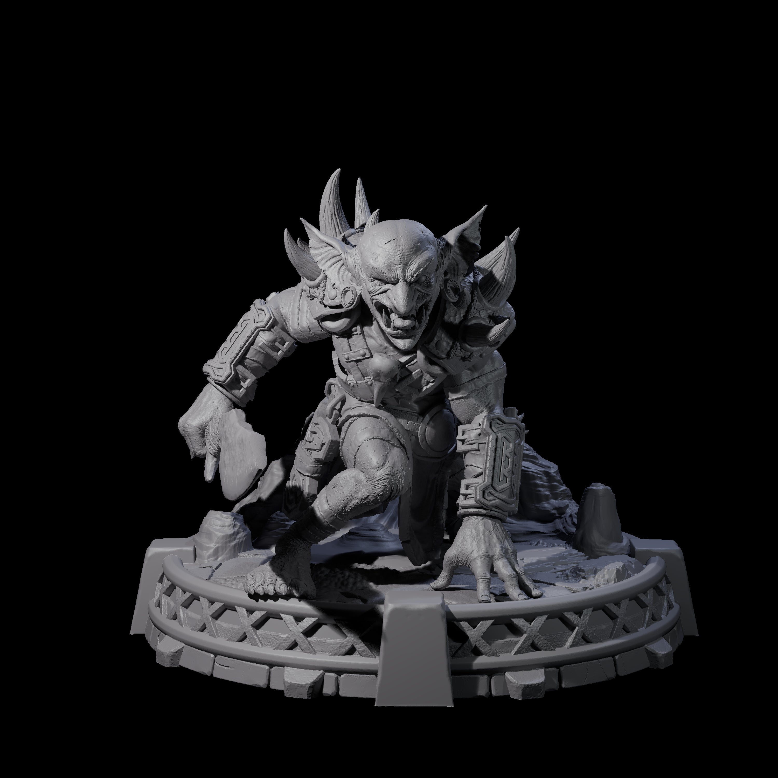 The Bonebranch Tribe Miniature for Dungeons and Dragons, Pathfinder or other TTRPGs