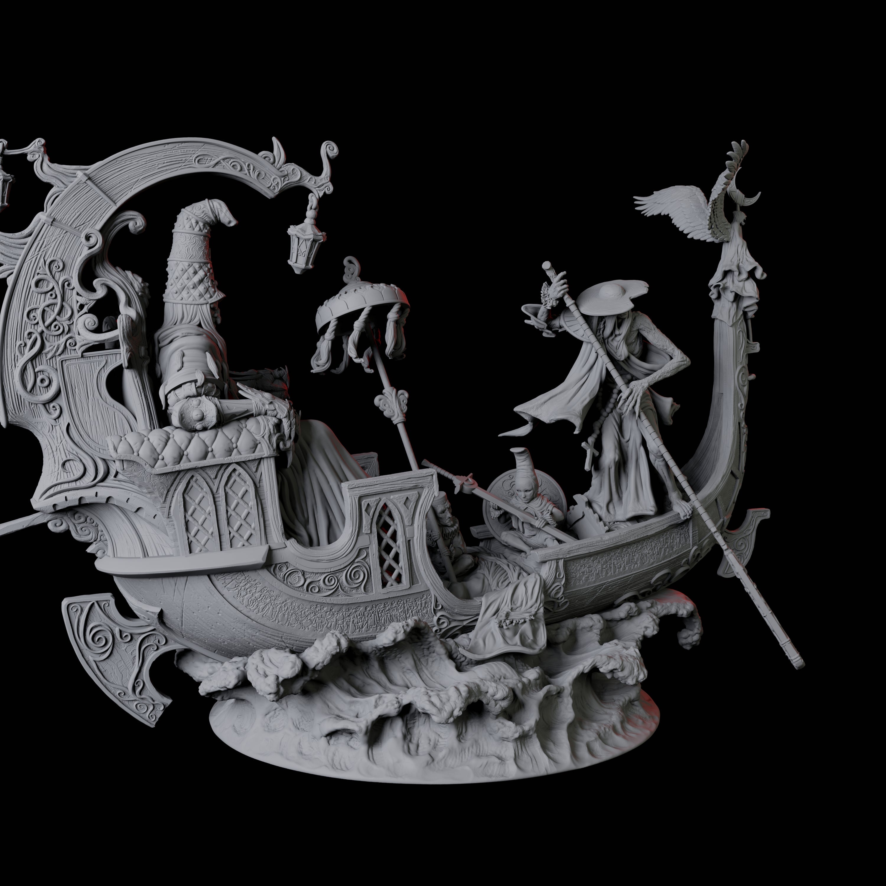 The Doge of the Black Canal Miniature for Dungeons and Dragons, Pathfinder or other TTRPGs