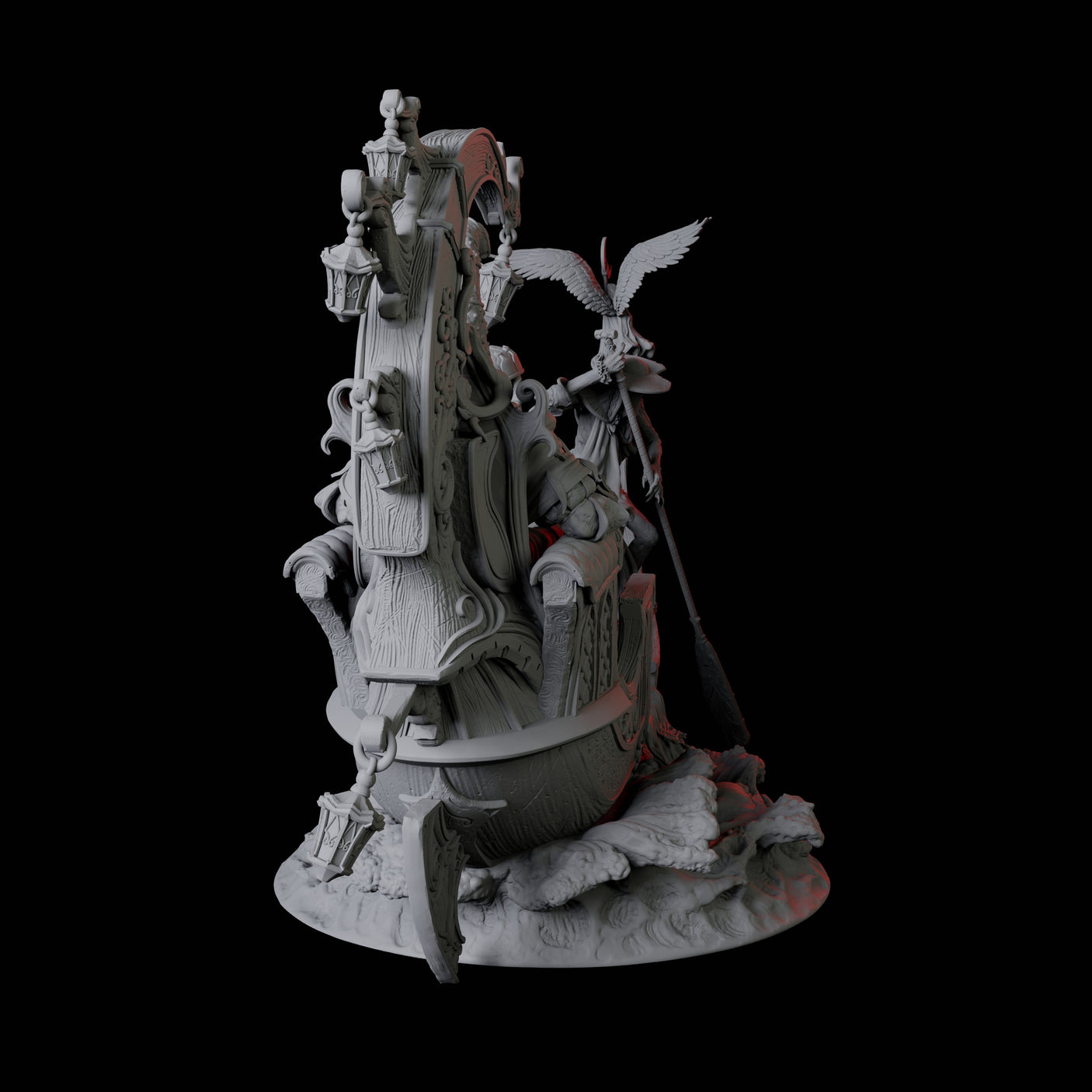 The Doge of the Black Canal Miniature for Dungeons and Dragons, Pathfinder or other TTRPGs