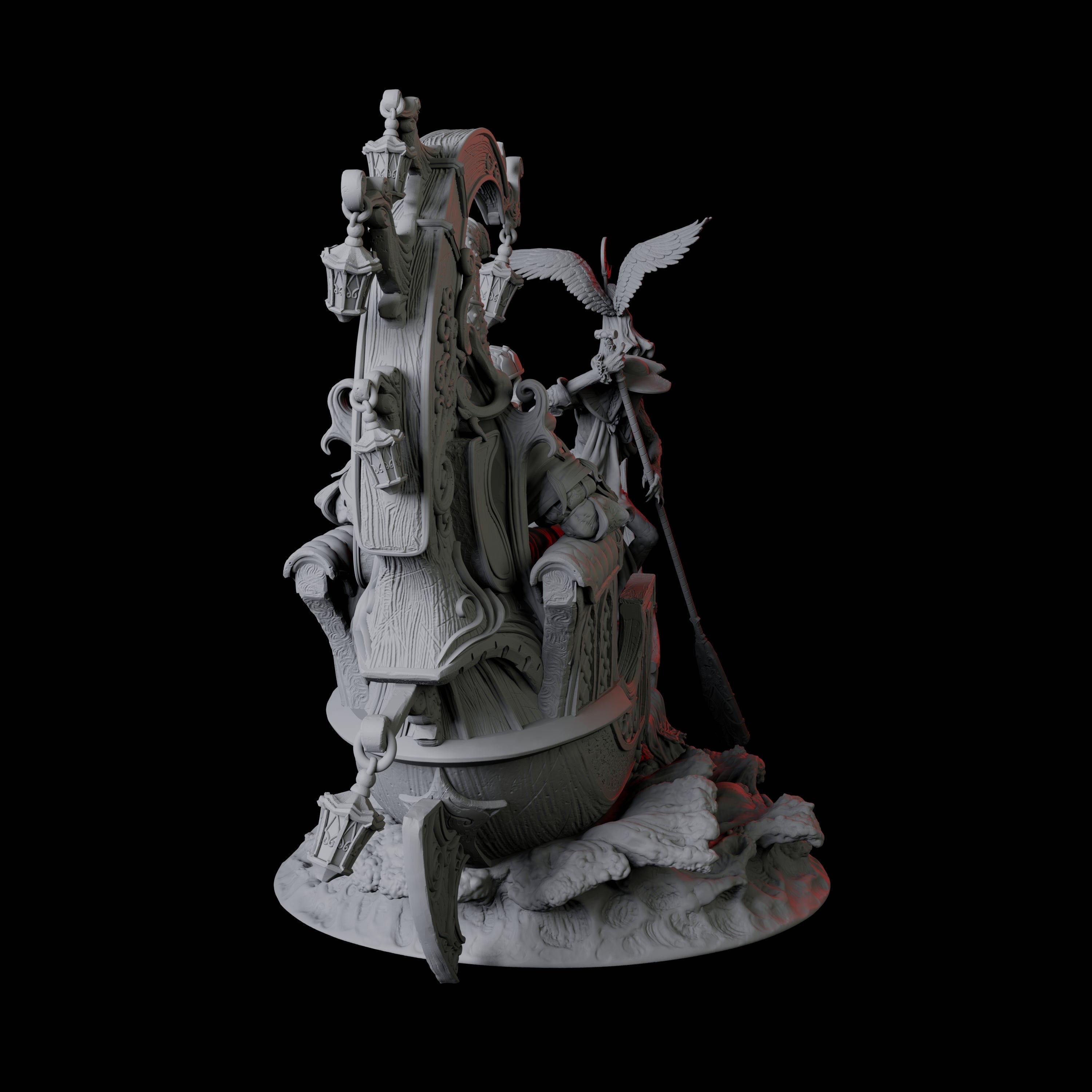 The Doge of the Black Canal Miniature for Dungeons and Dragons, Pathfinder or other TTRPGs