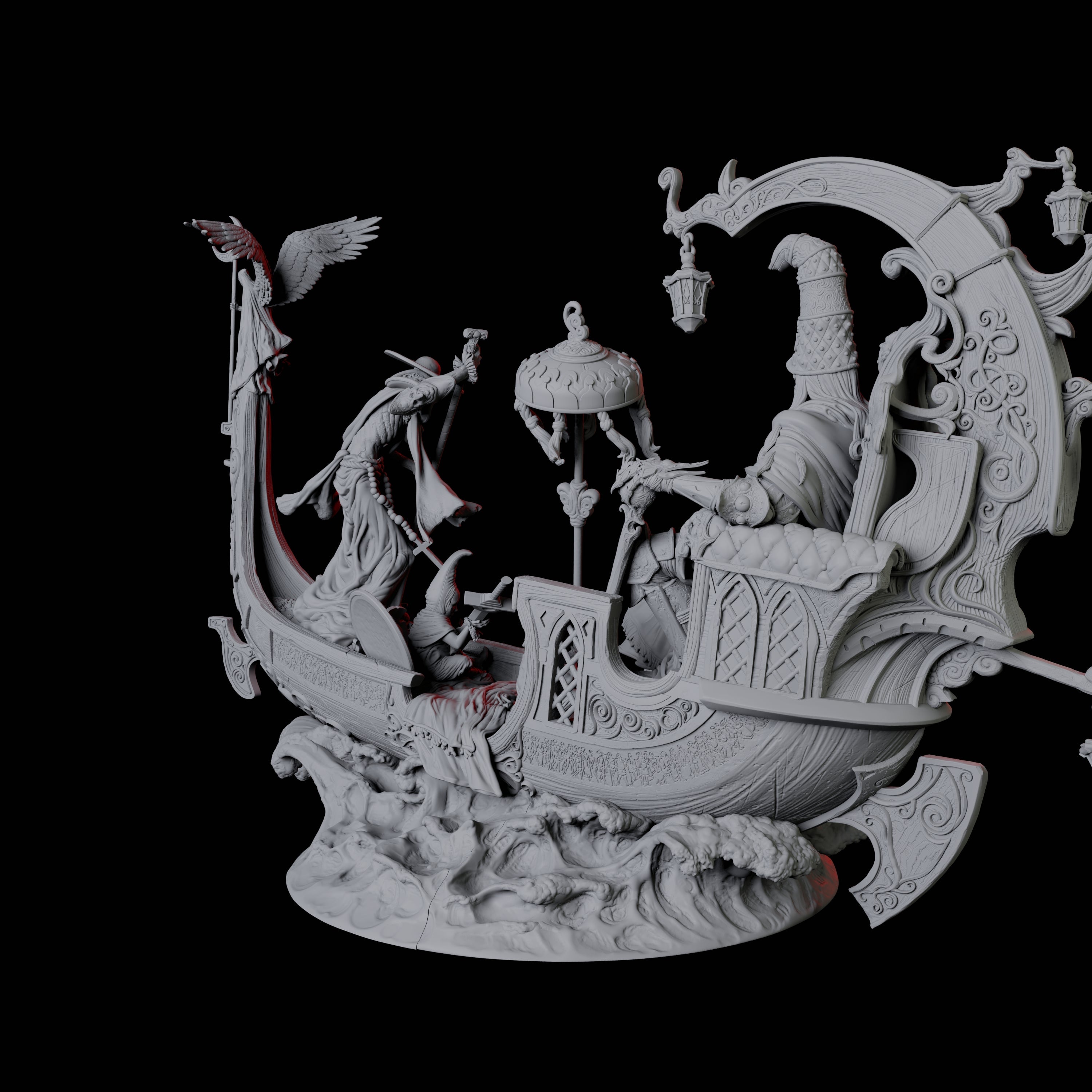 The Doge of the Black Canal Miniature for Dungeons and Dragons, Pathfinder or other TTRPGs