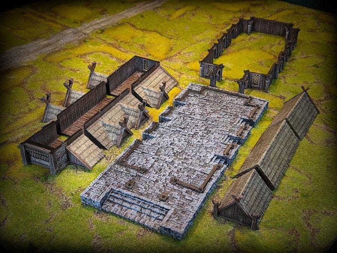 The Great Hall - Saxonia Miniature for Dungeons and Dragons, Pathfinder or other TTRPGs