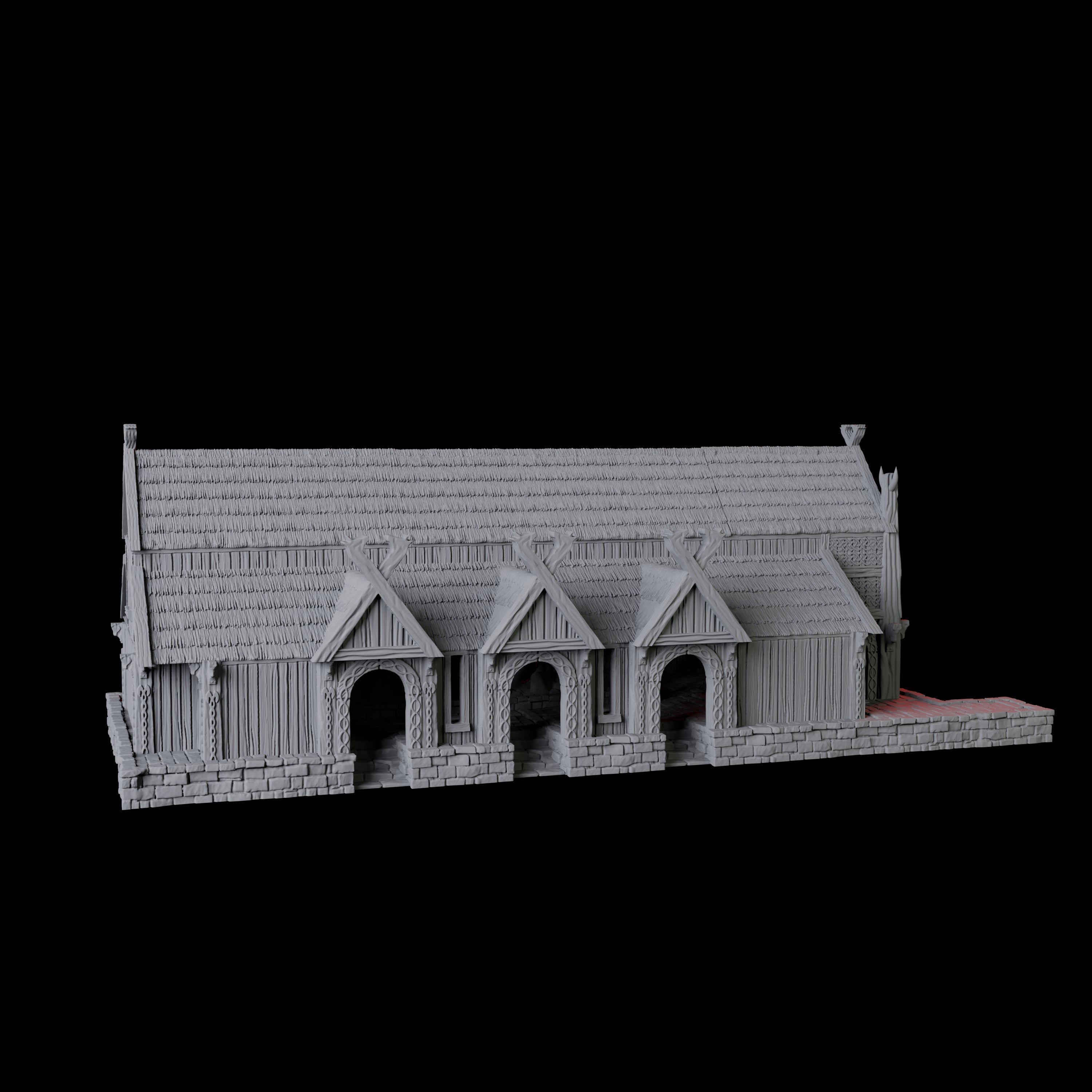 The Great Hall - Saxonia Miniature for Dungeons and Dragons, Pathfinder or other TTRPGs