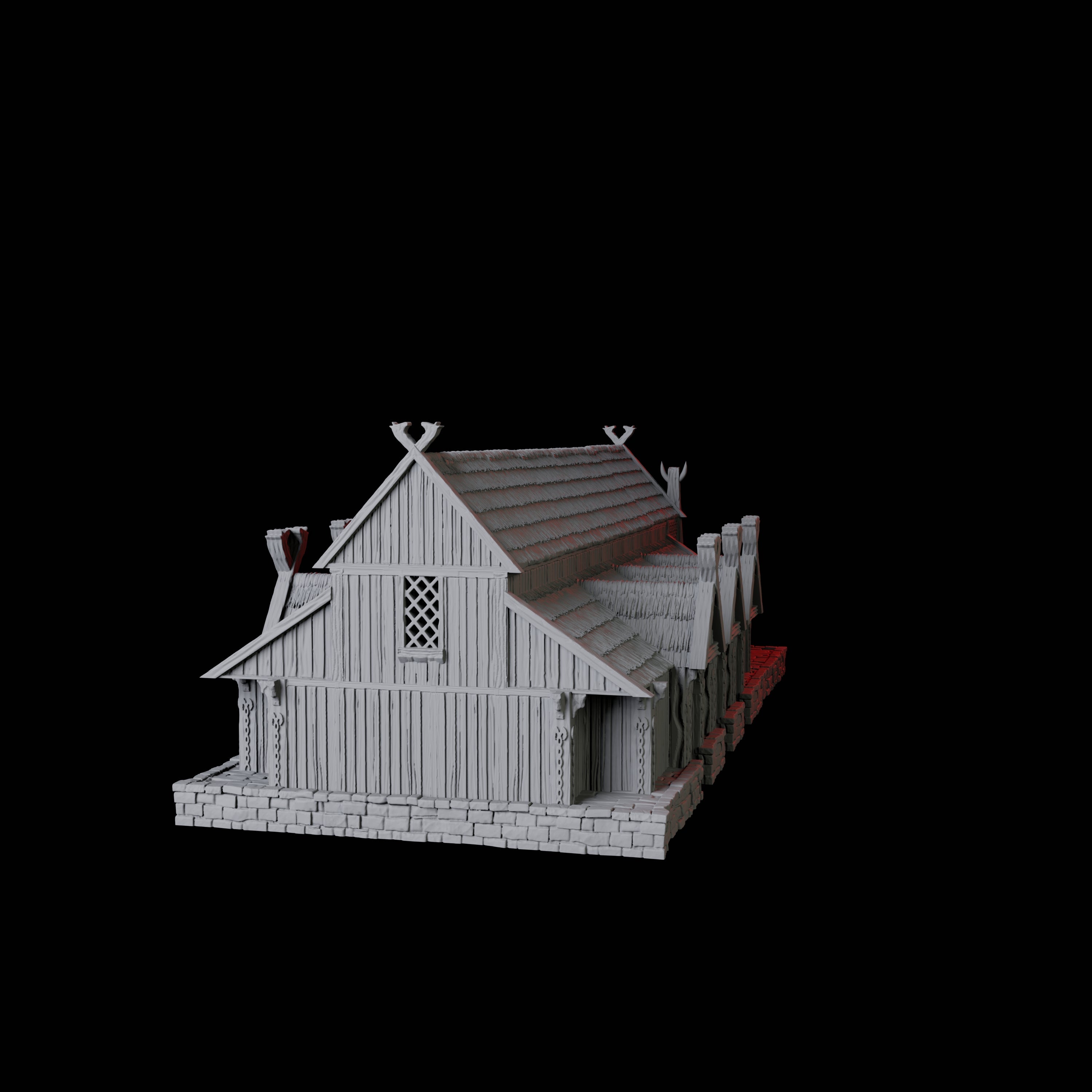 The Great Hall - Saxonia Miniature for Dungeons and Dragons, Pathfinder or other TTRPGs