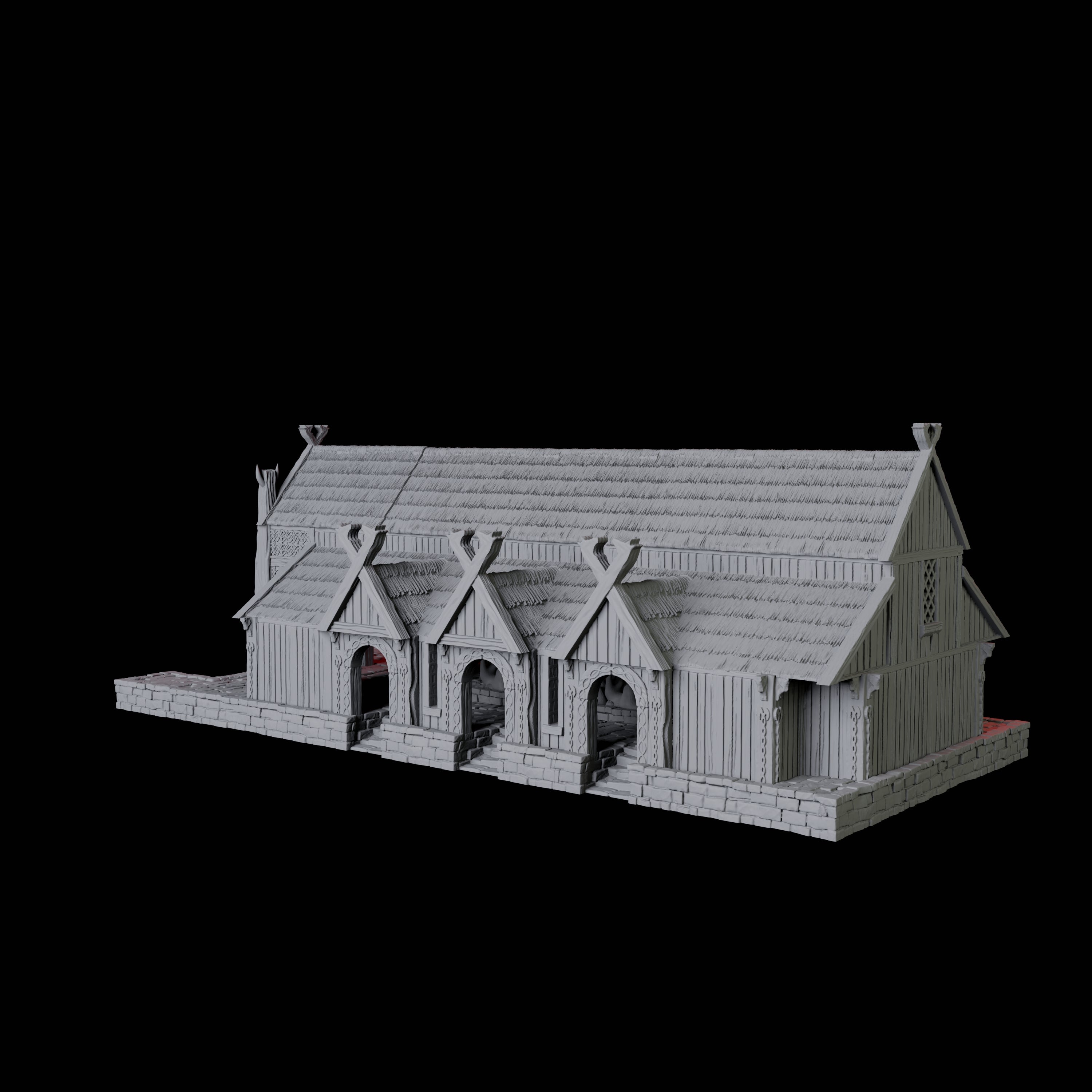 The Great Hall - Saxonia Miniature for Dungeons and Dragons, Pathfinder or other TTRPGs