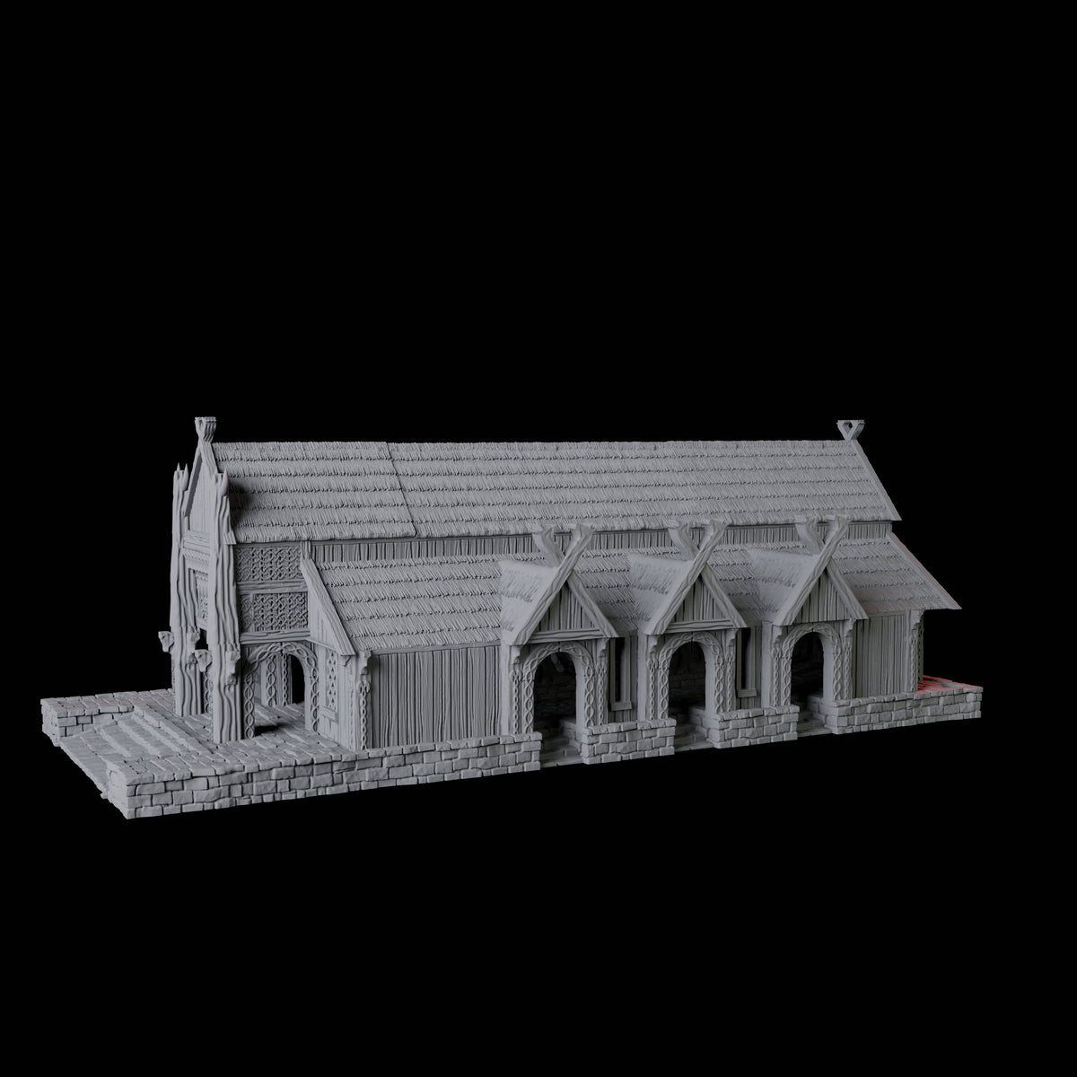 The Great Hall - Saxonia Miniature for Dungeons and Dragons, Pathfinder or other TTRPGs