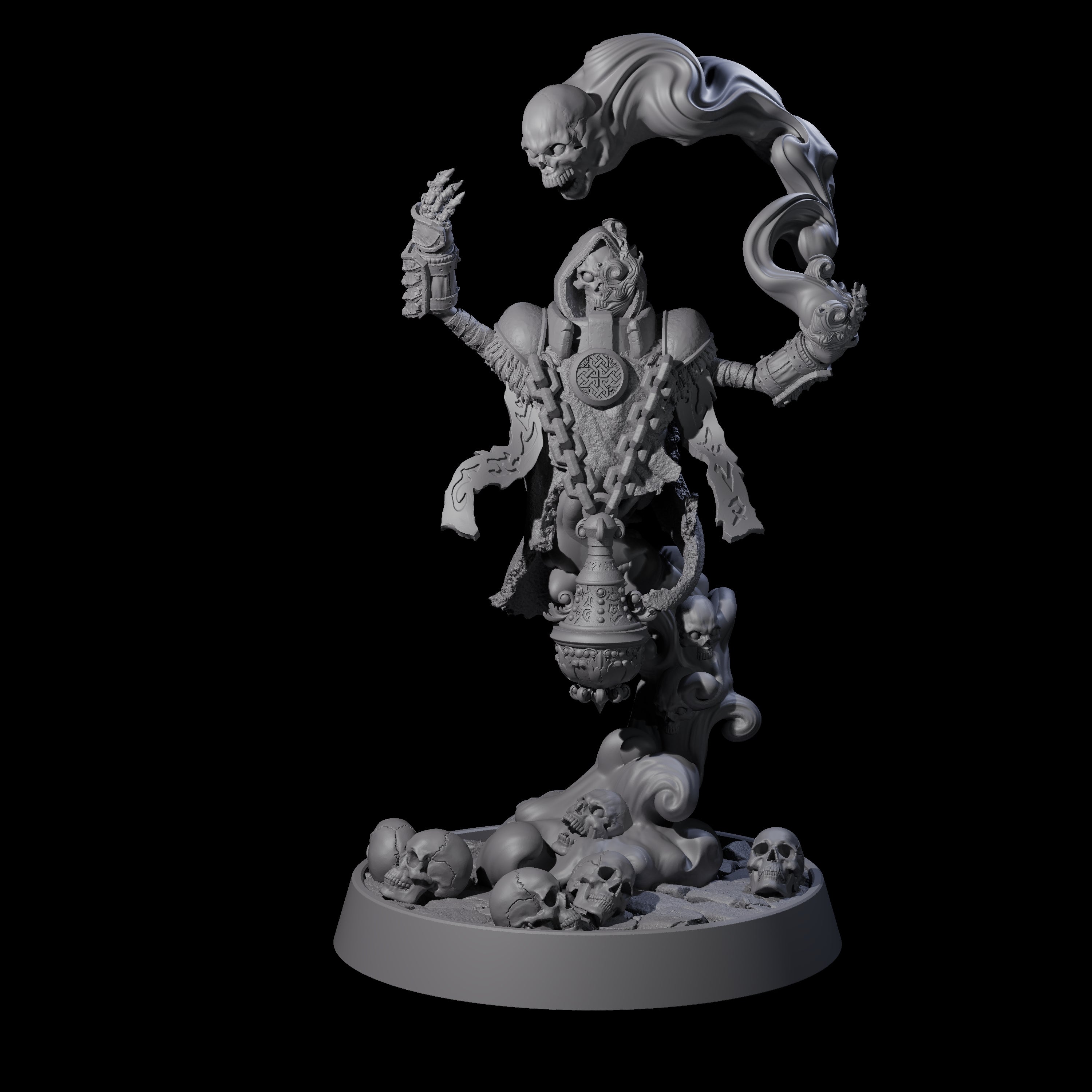 The Horrible Undead Horde Miniature for Dungeons and Dragons, Pathfinder or other TTRPGs