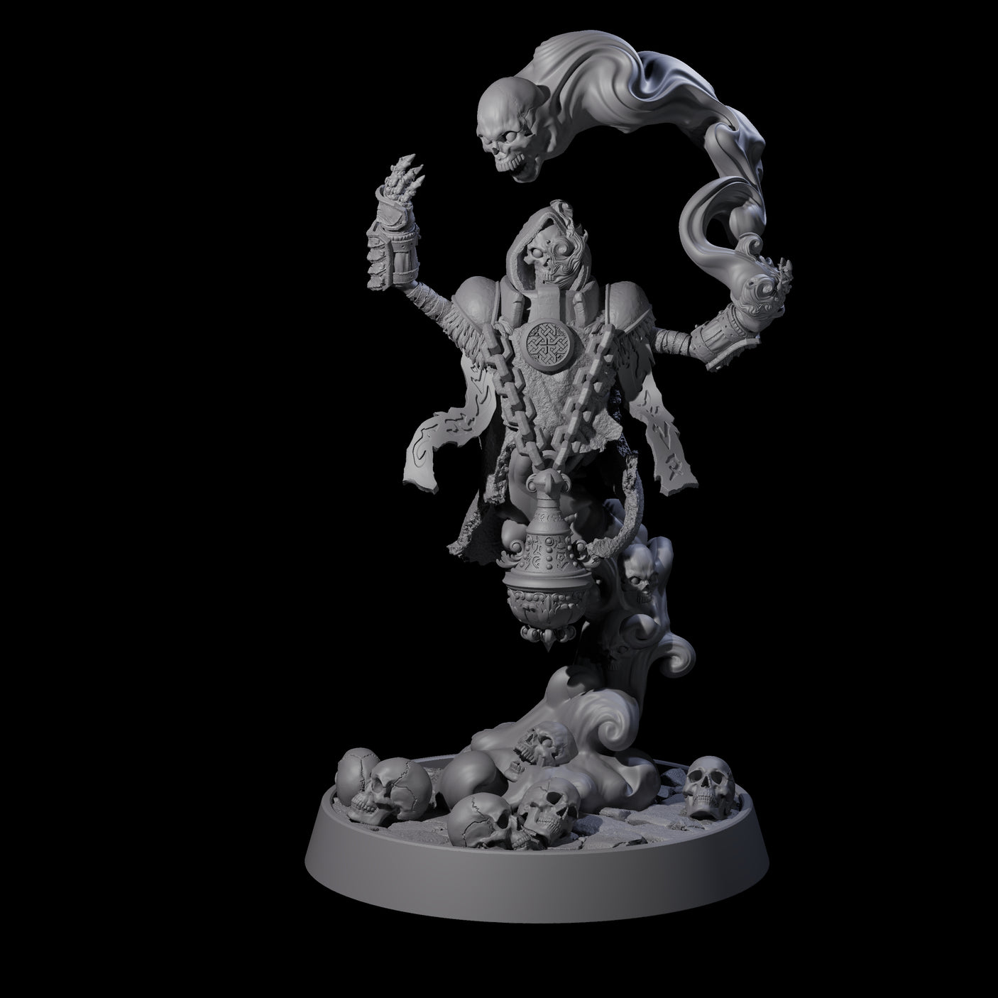 The Horrible Undead Horde Miniature for Dungeons and Dragons, Pathfinder or other TTRPGs