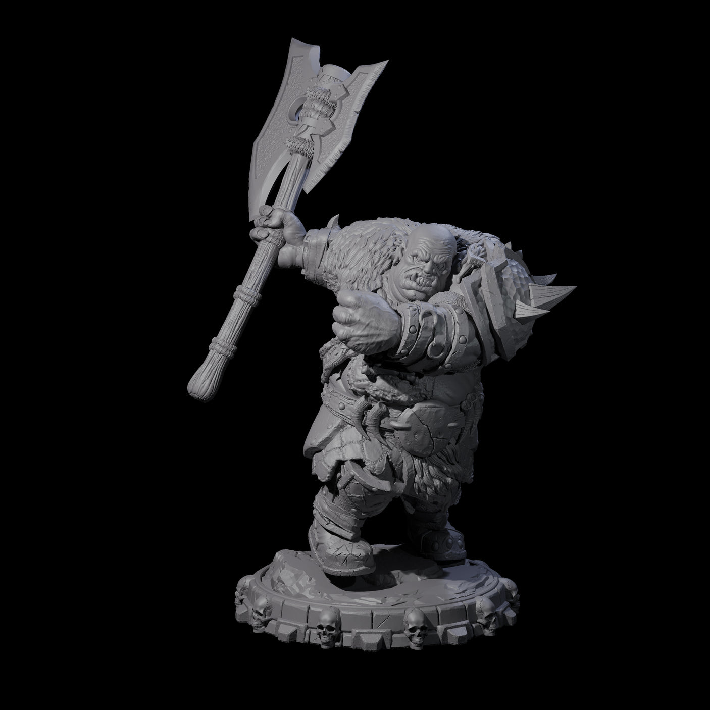The Skullmarch Tribe Miniature for Dungeons and Dragons, Pathfinder or other TTRPGs