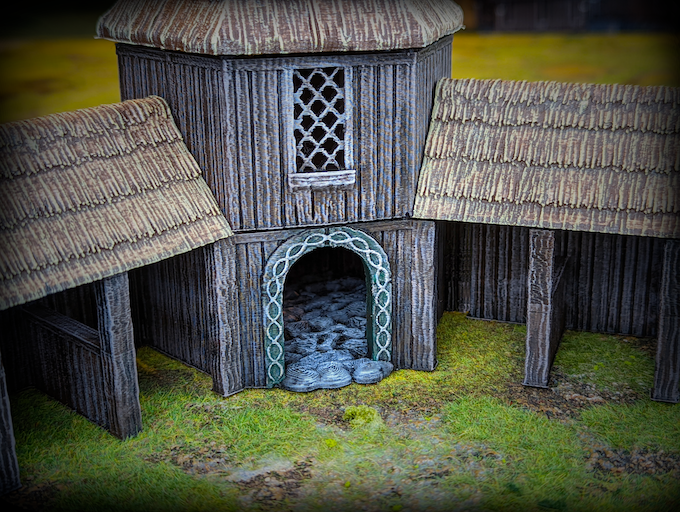 The Stable - Saxonia Miniature for Dungeons and Dragons, Pathfinder or other TTRPGs