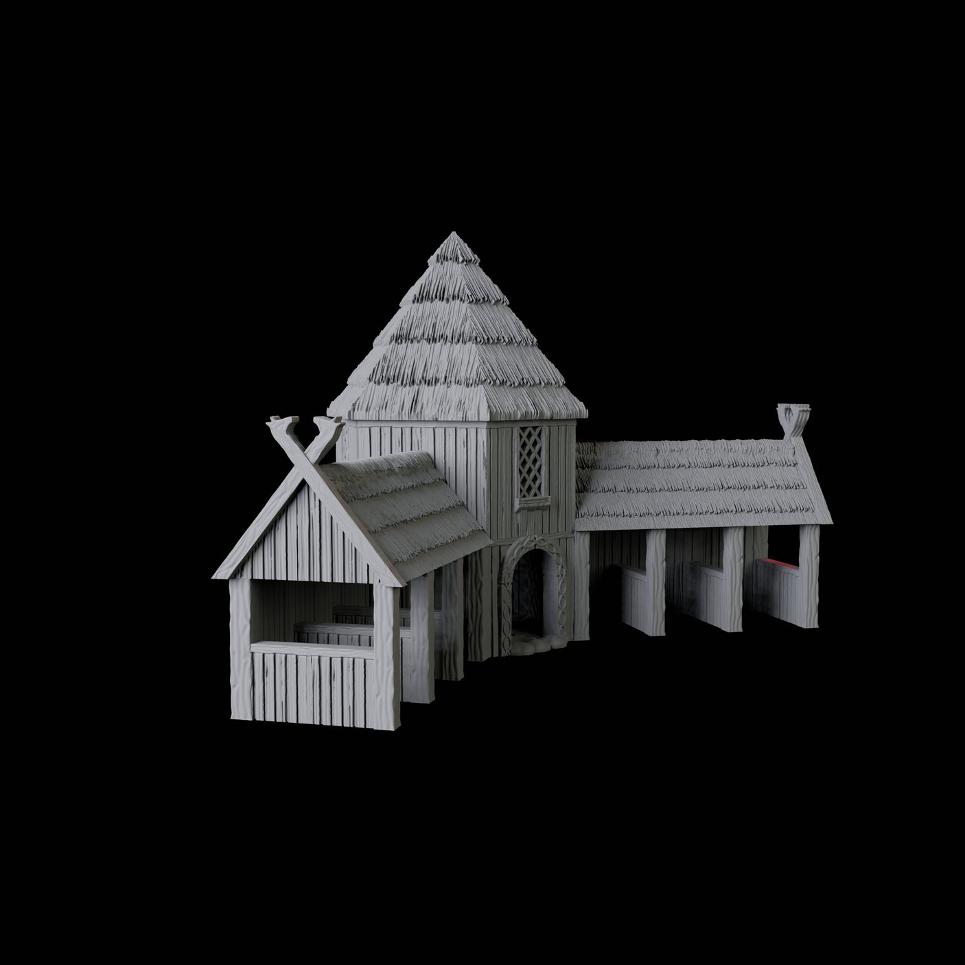 The Stable - Saxonia Miniature for Dungeons and Dragons, Pathfinder or other TTRPGs