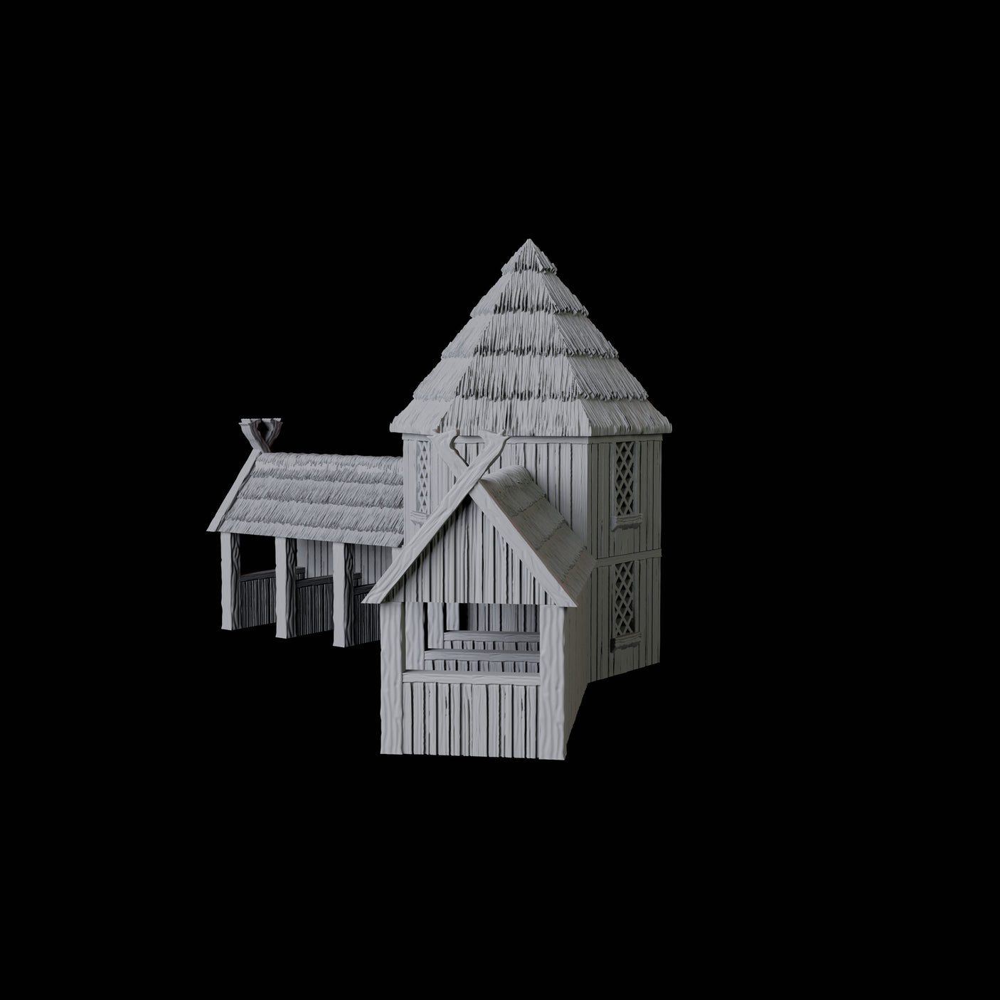 The Stable - Saxonia Miniature for Dungeons and Dragons, Pathfinder or other TTRPGs