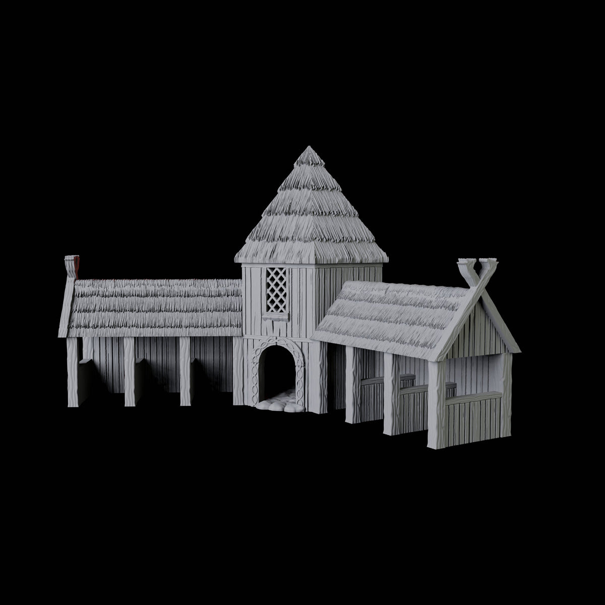 The Stable - Saxonia Miniature for Dungeons and Dragons, Pathfinder or other TTRPGs