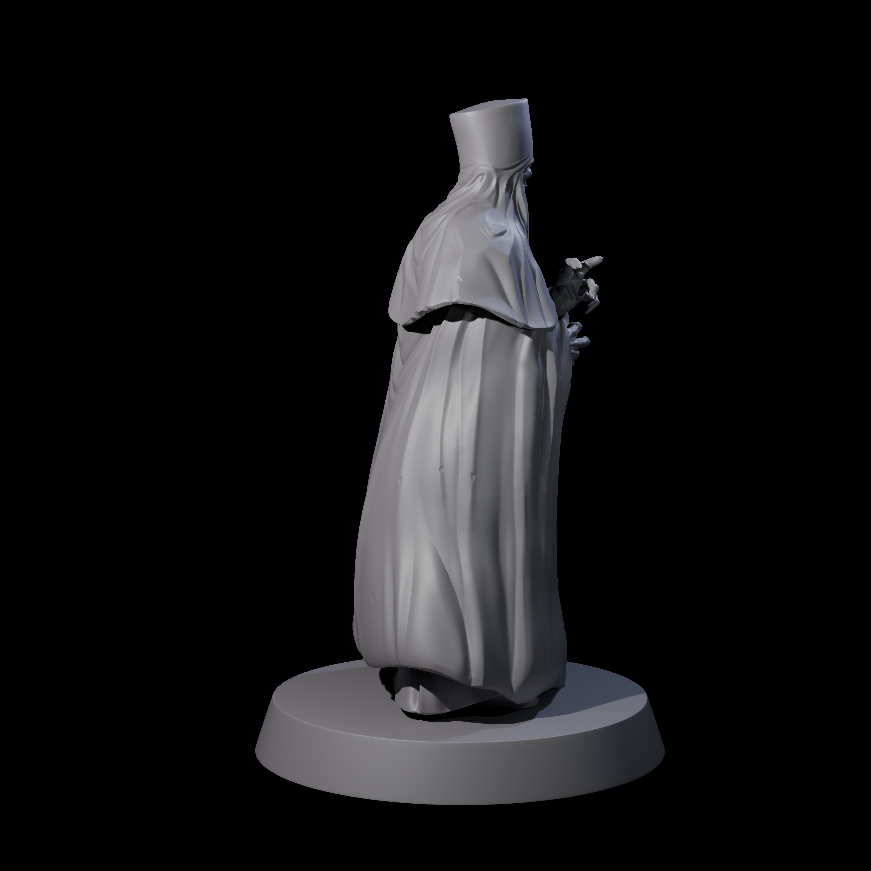 The Undead Abbess Miniature for Dungeons and Dragons, Pathfinder or other TTRPGs