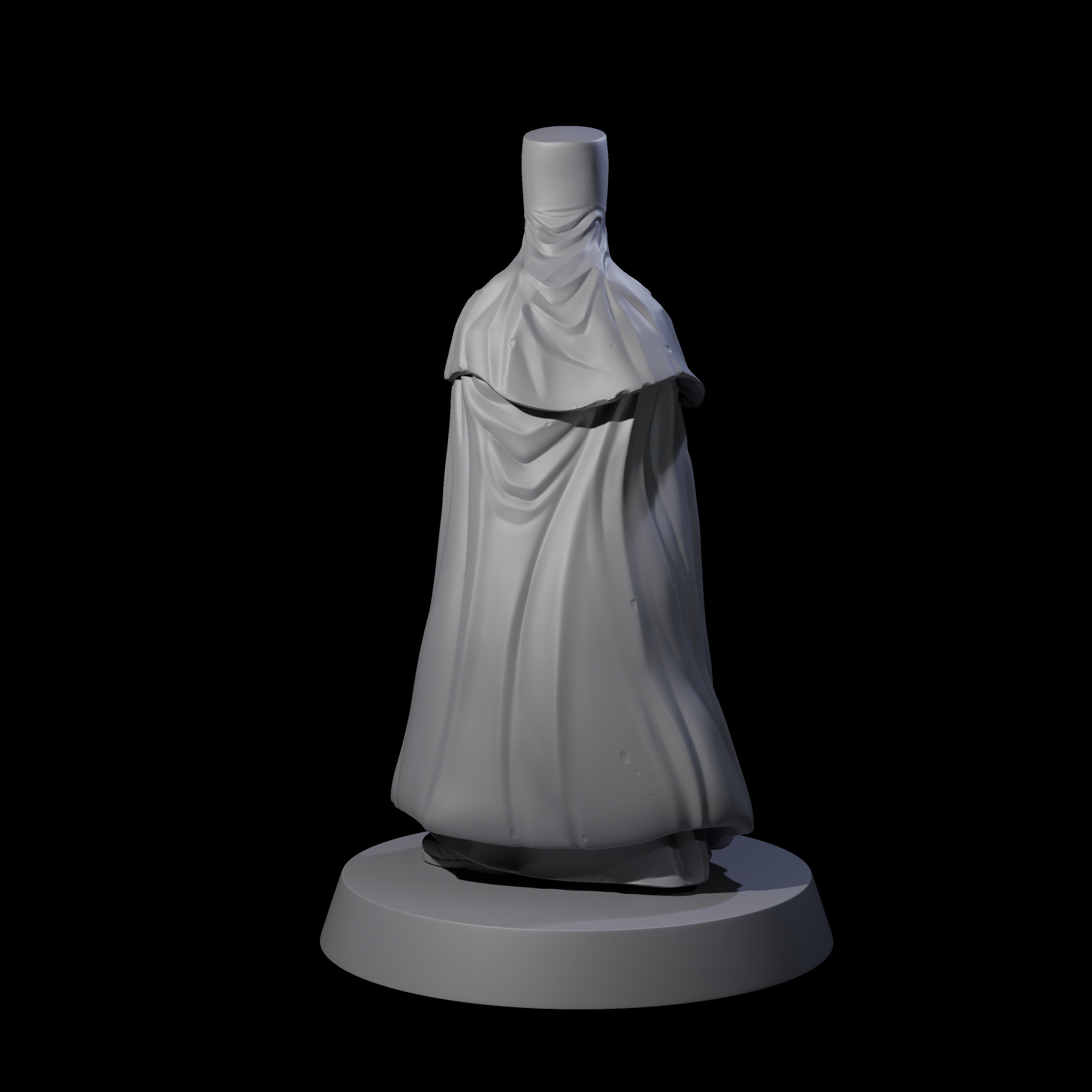 The Undead Abbess Miniature for Dungeons and Dragons, Pathfinder or other TTRPGs
