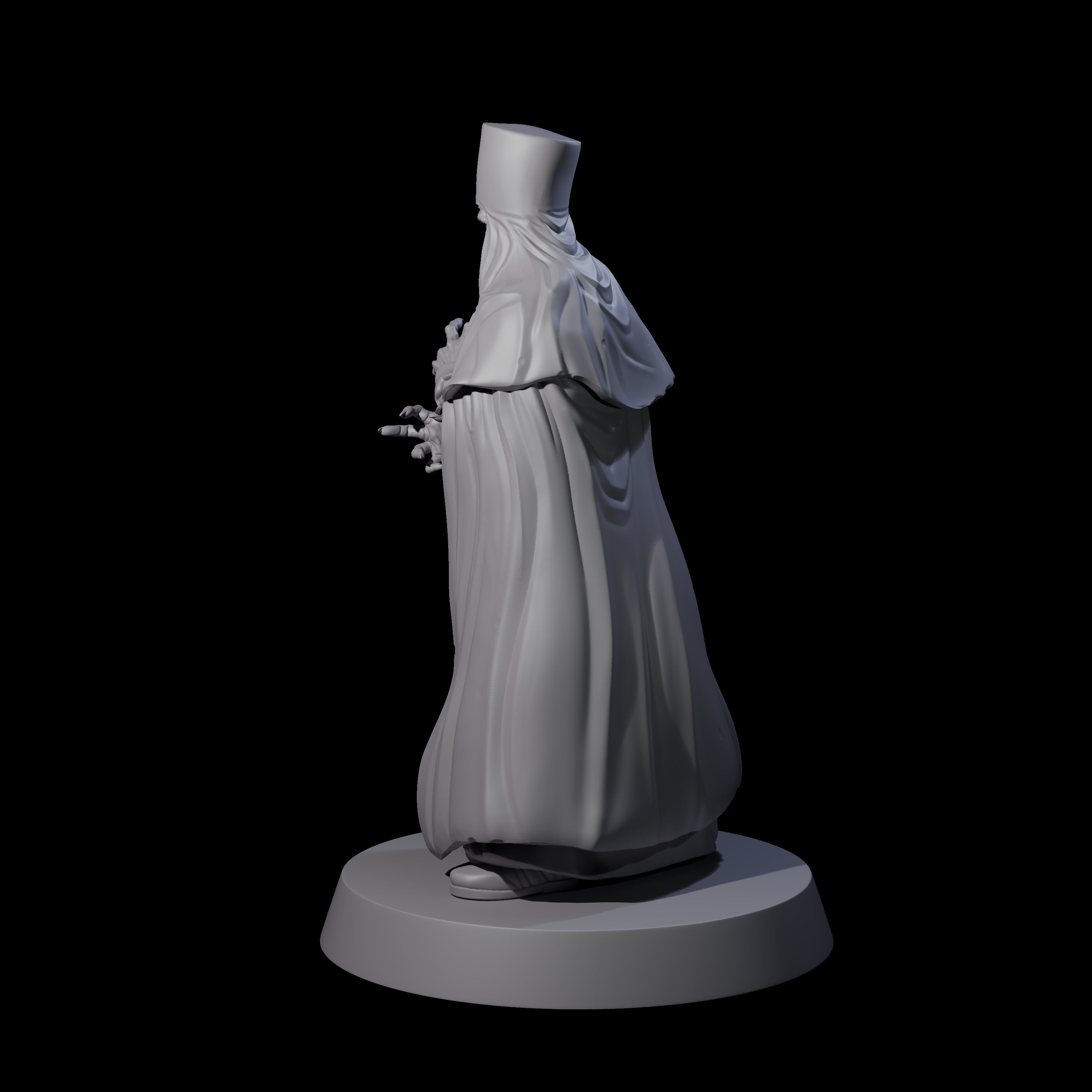 The Undead Abbess Miniature for Dungeons and Dragons, Pathfinder or other TTRPGs