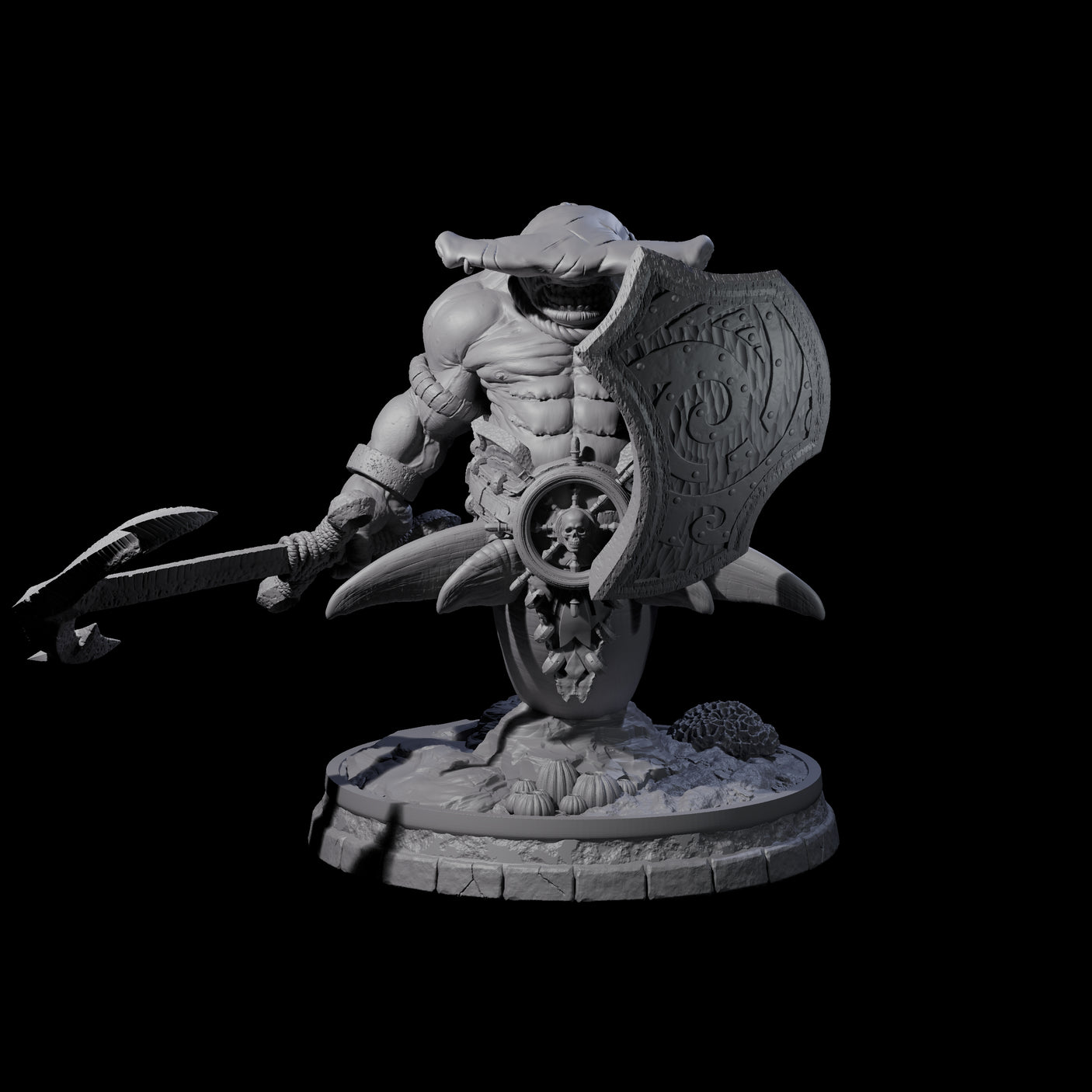 The Undertow Tribe - 15 Sharkin Miniature for Dungeons and Dragons, Pathfinder or other TTRPGs