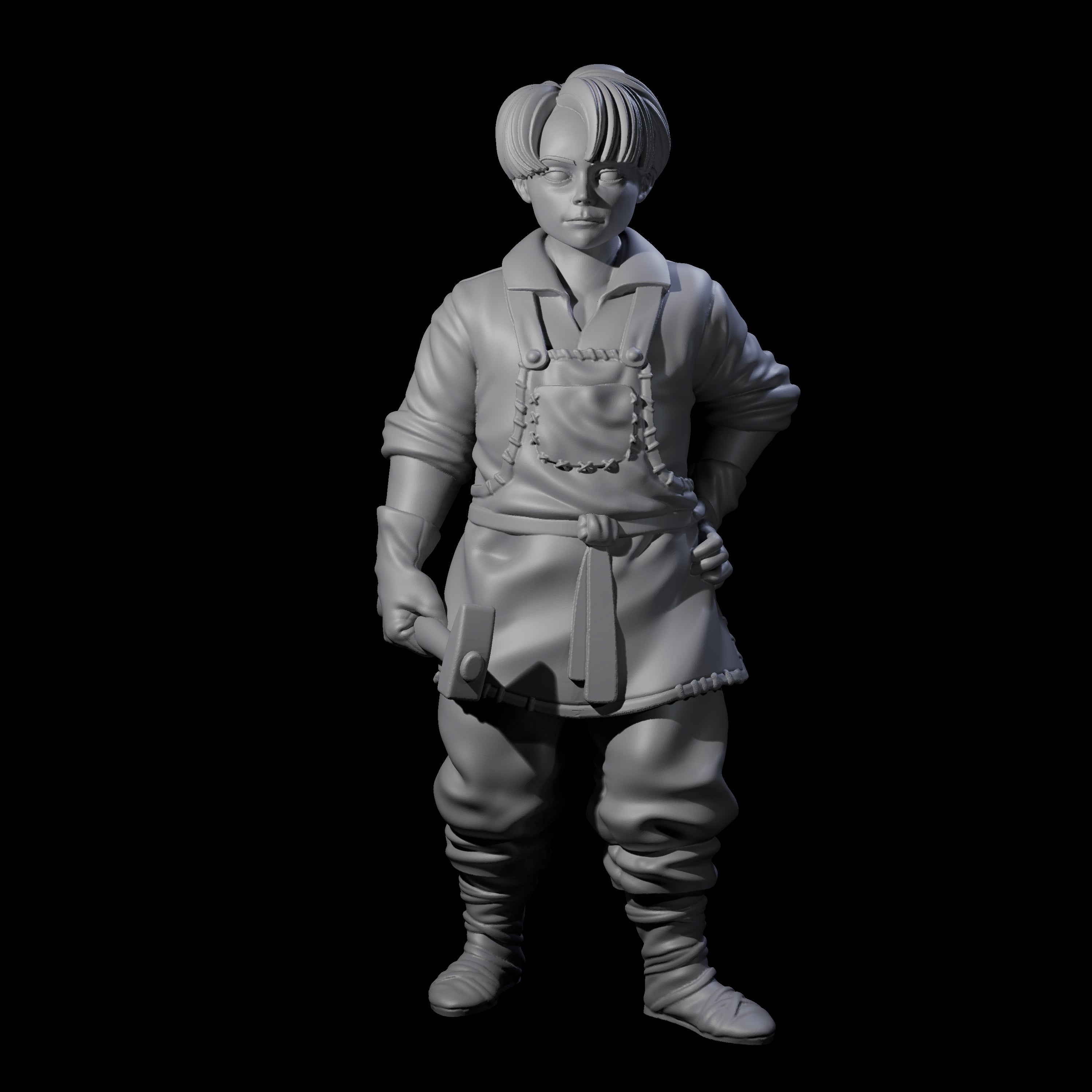 The Villagers Miniature for Dungeons and Dragons, Pathfinder or other TTRPGs
