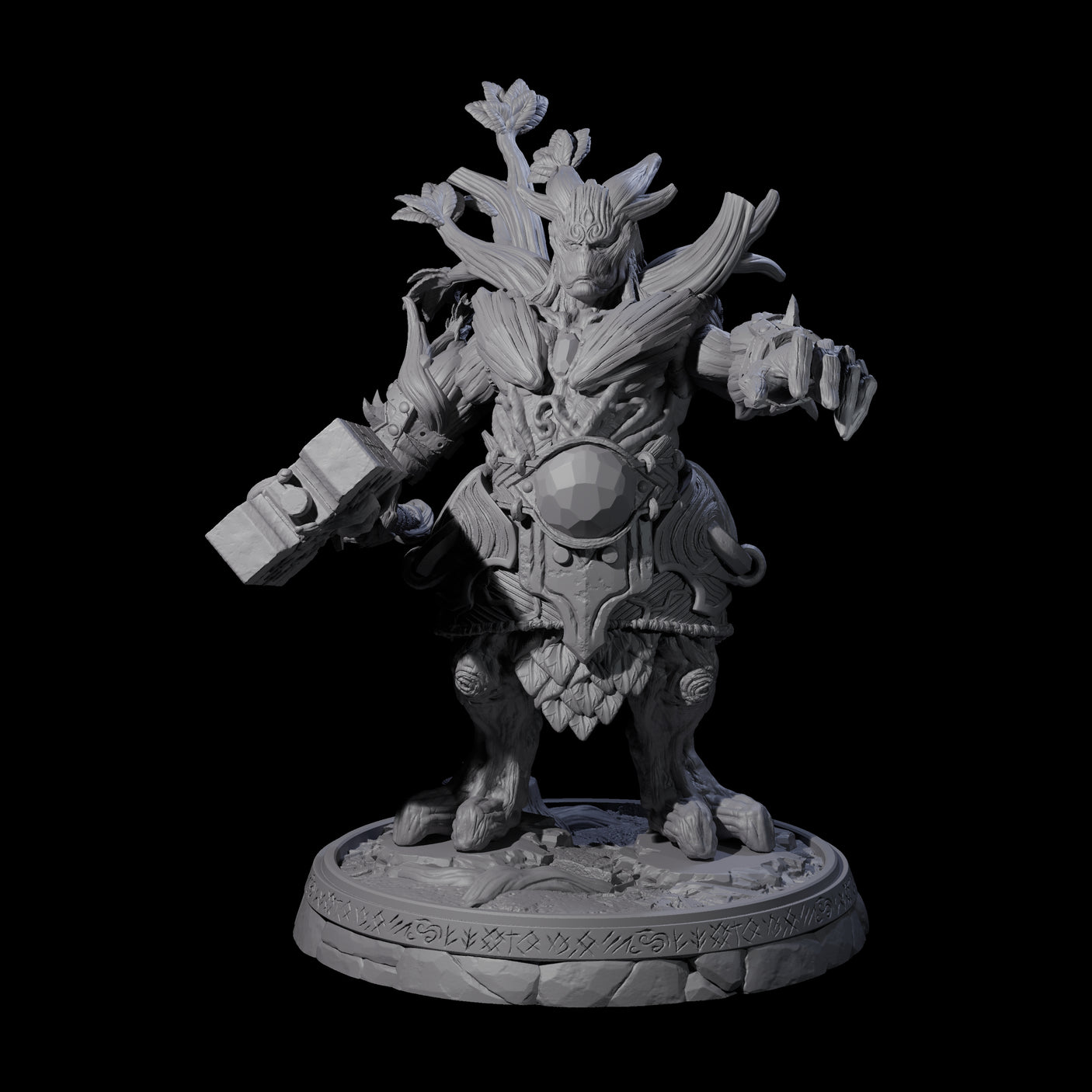 The Walkers of the Forest Miniature for Dungeons and Dragons, Pathfinder or other TTRPGs