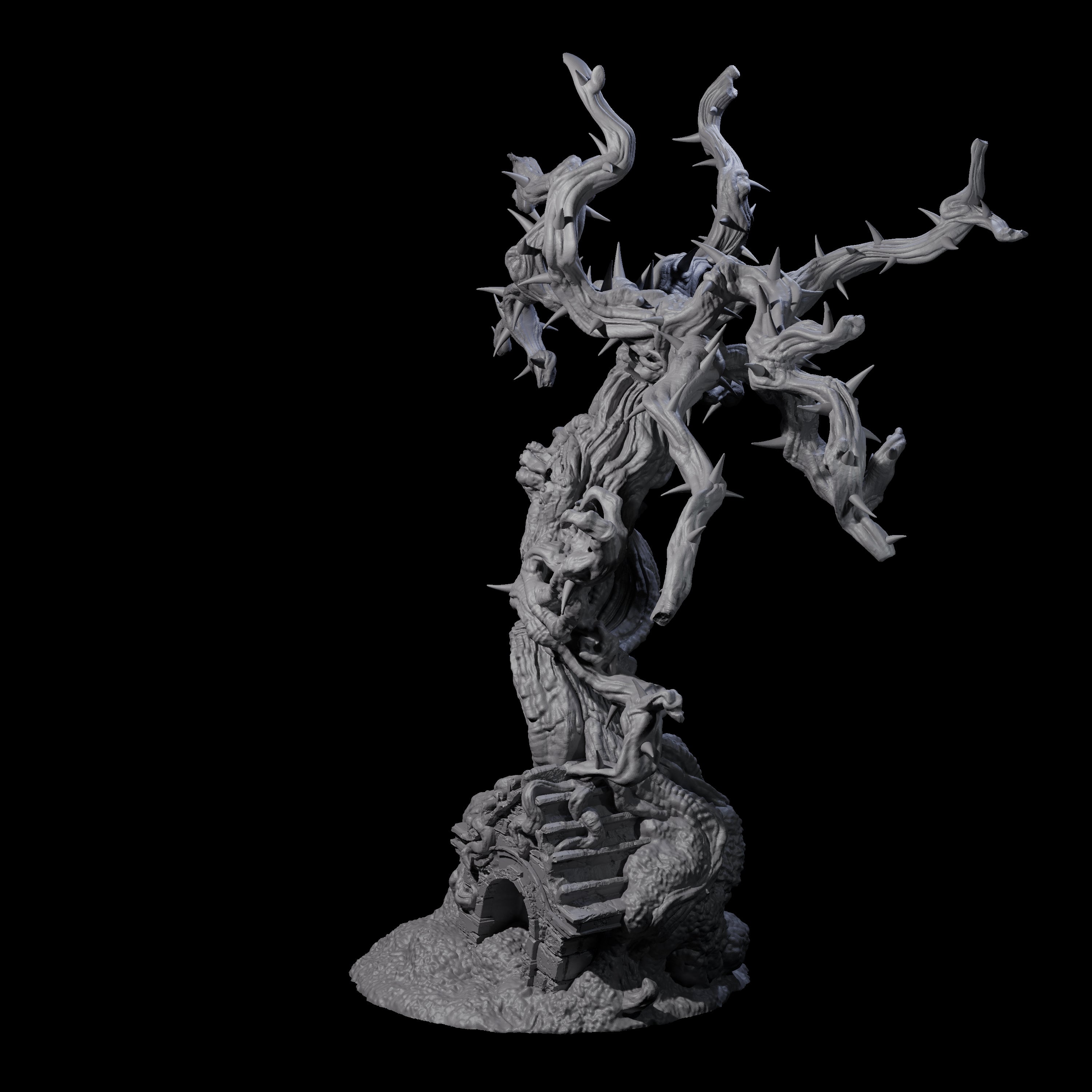 Thorny Tree Blight A Miniature for Dungeons and Dragons, Pathfinder or other TTRPGs