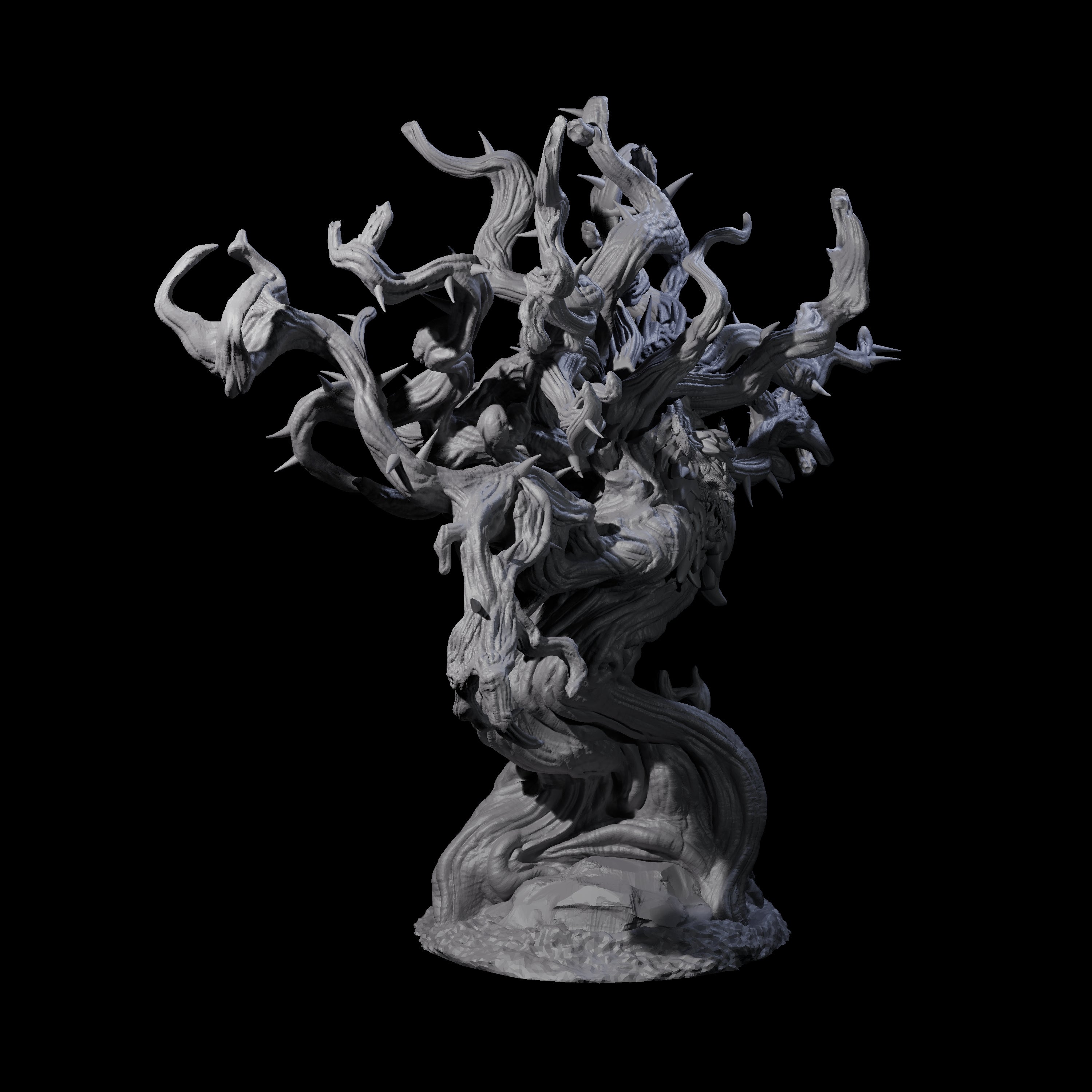 Thorny Tree Blight B Miniature for Dungeons and Dragons, Pathfinder or other TTRPGs