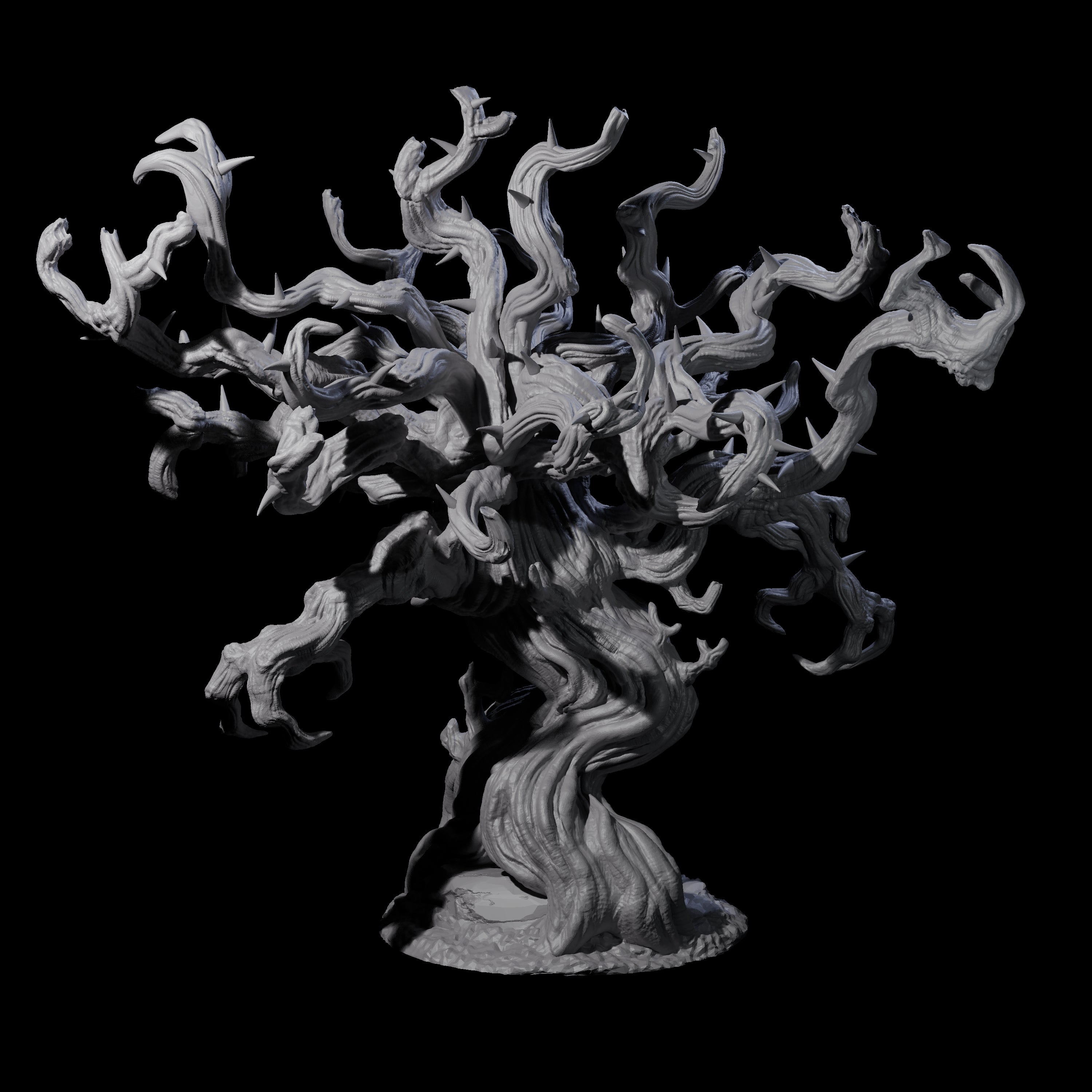 Thorny Tree Blight B Miniature for Dungeons and Dragons, Pathfinder or other TTRPGs