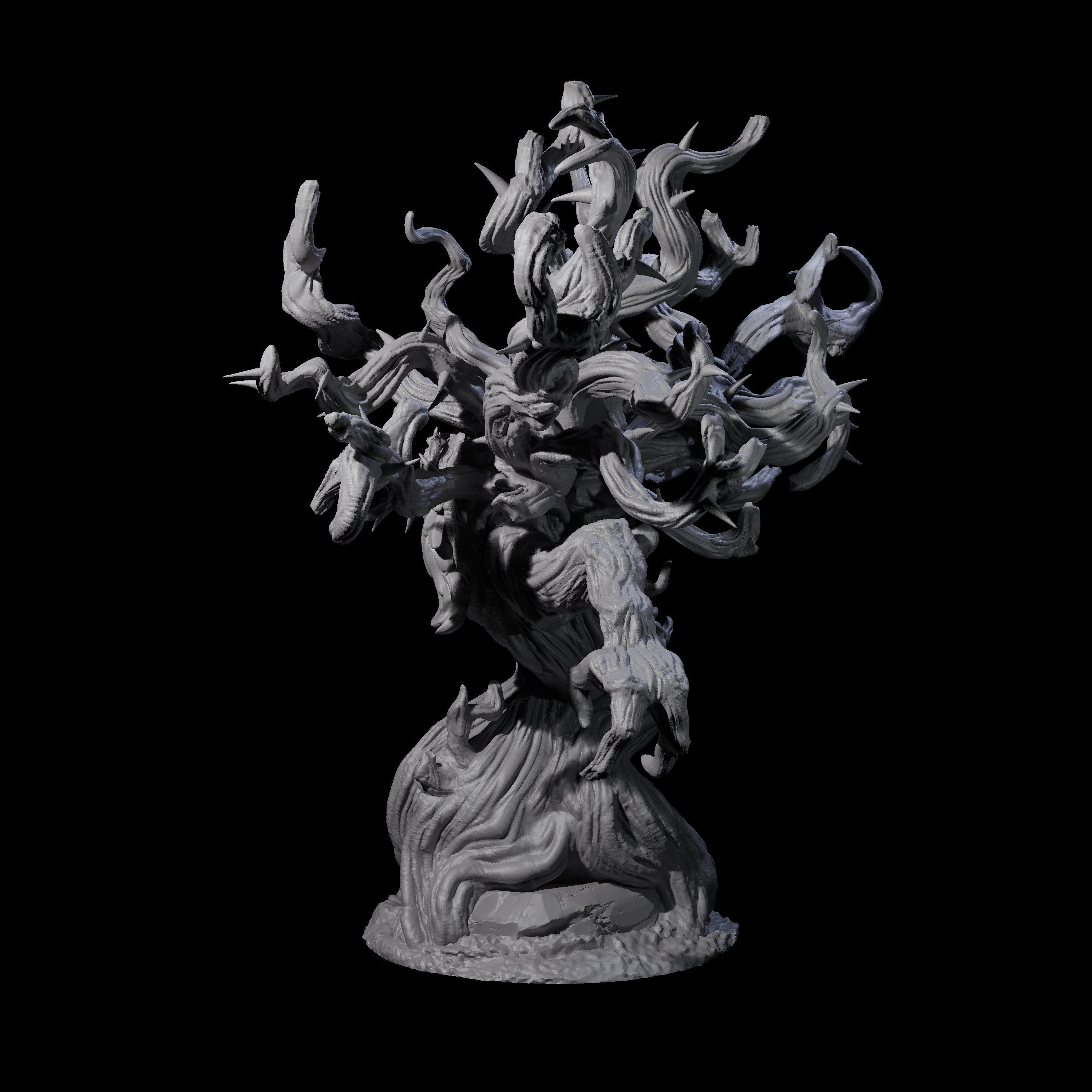 Thorny Tree Blight B Miniature for Dungeons and Dragons, Pathfinder or other TTRPGs