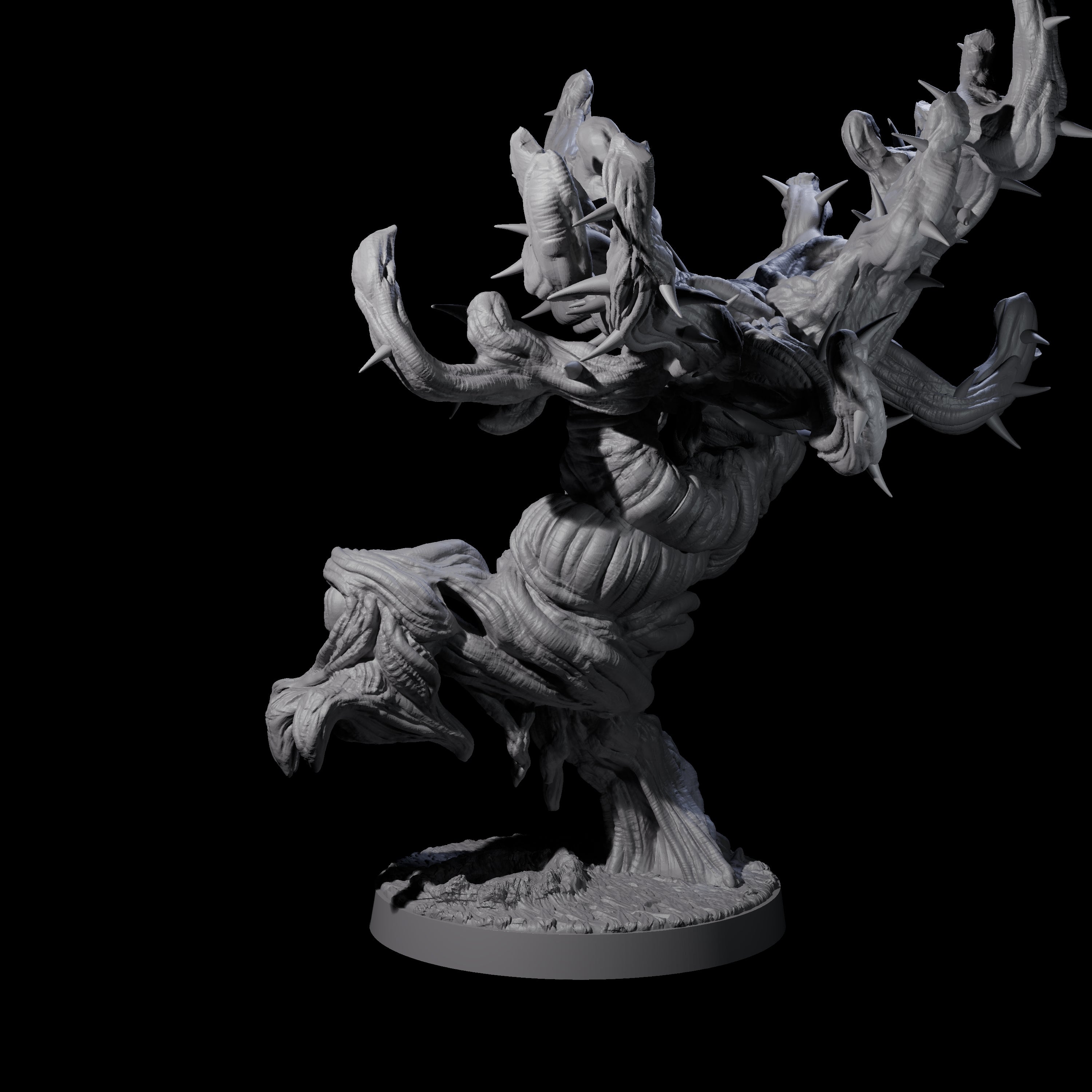 Thorny Tree Blight C Miniature for Dungeons and Dragons, Pathfinder or other TTRPGs