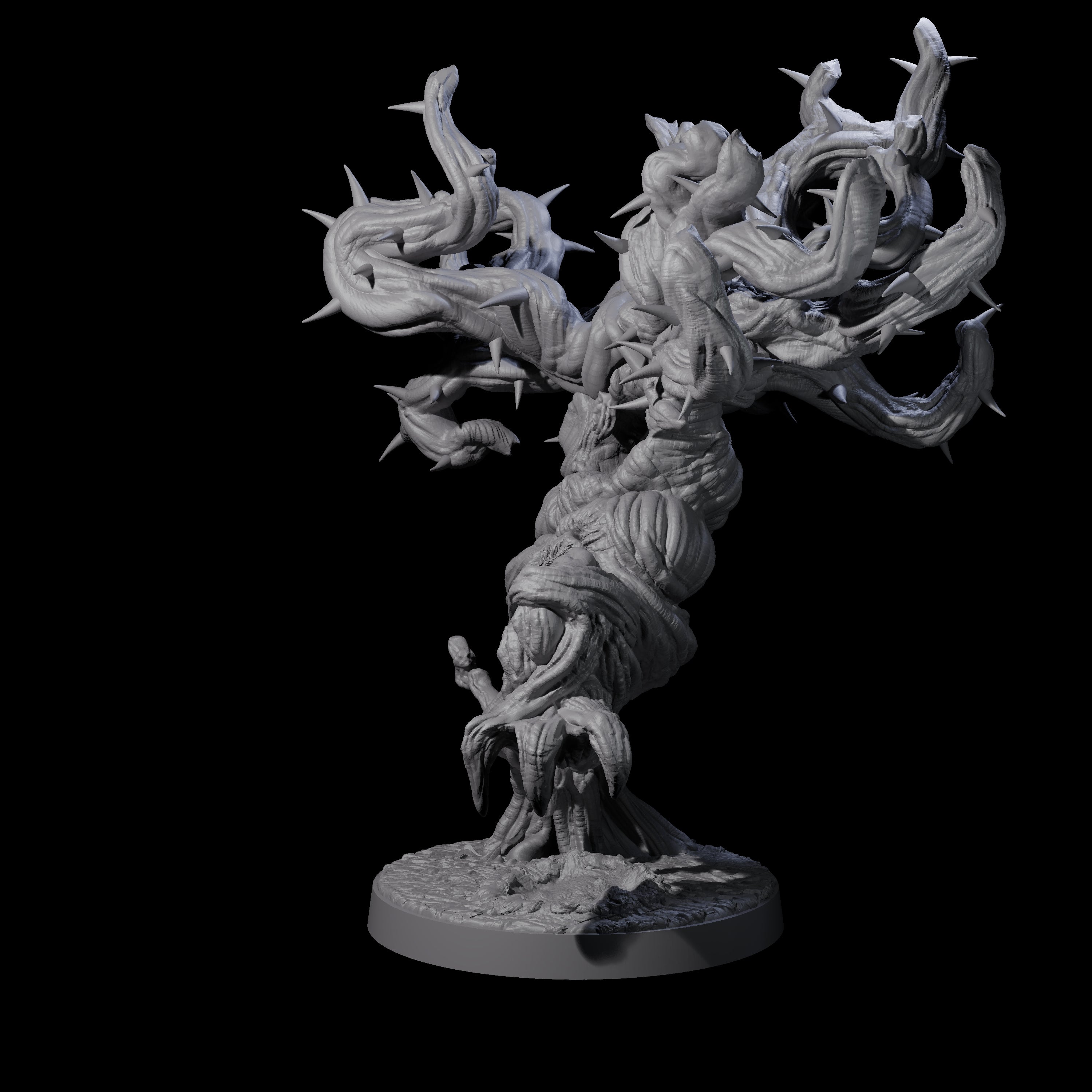 Thorny Tree Blight C Miniature for Dungeons and Dragons, Pathfinder or other TTRPGs