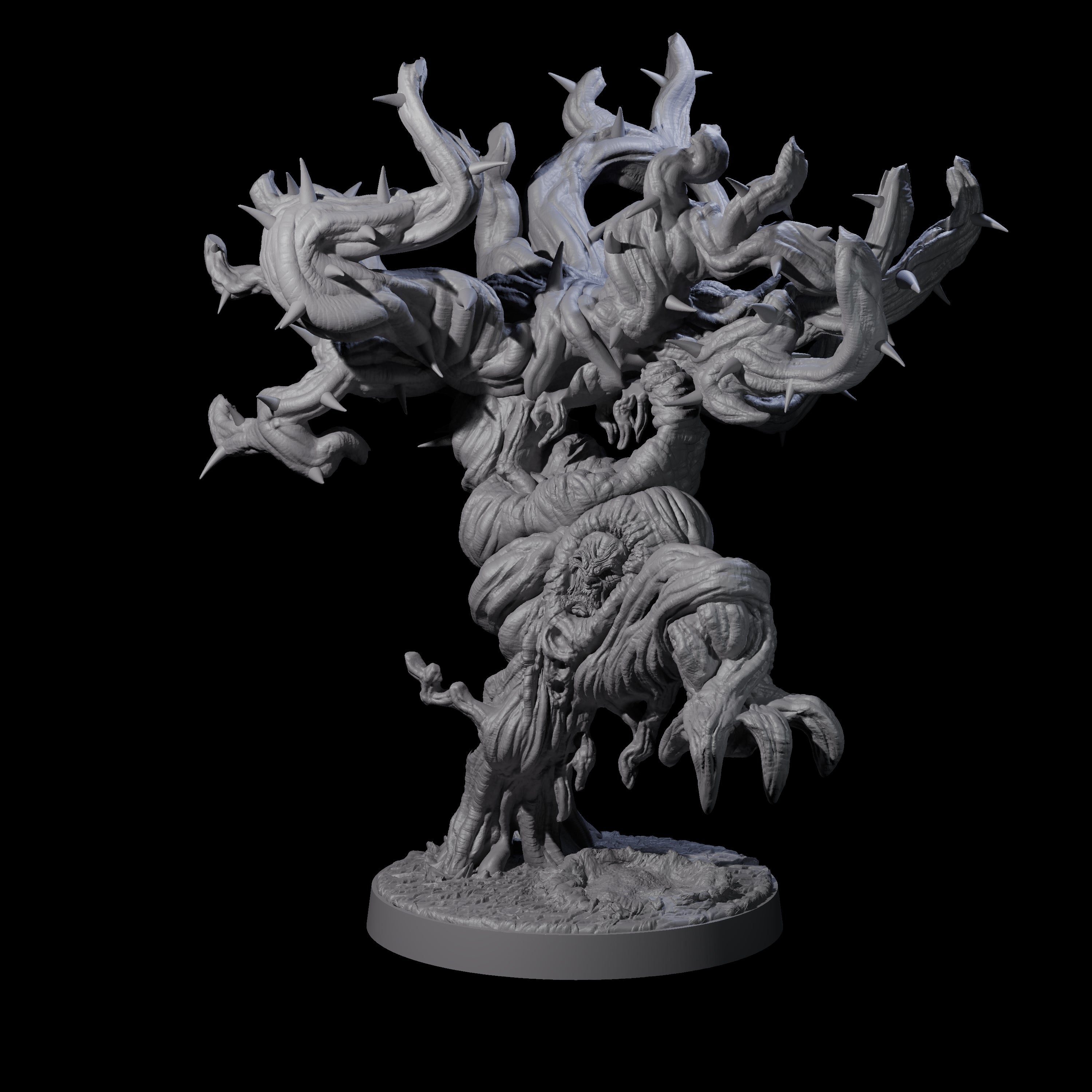 Thorny Tree Blight C Miniature for Dungeons and Dragons, Pathfinder or other TTRPGs