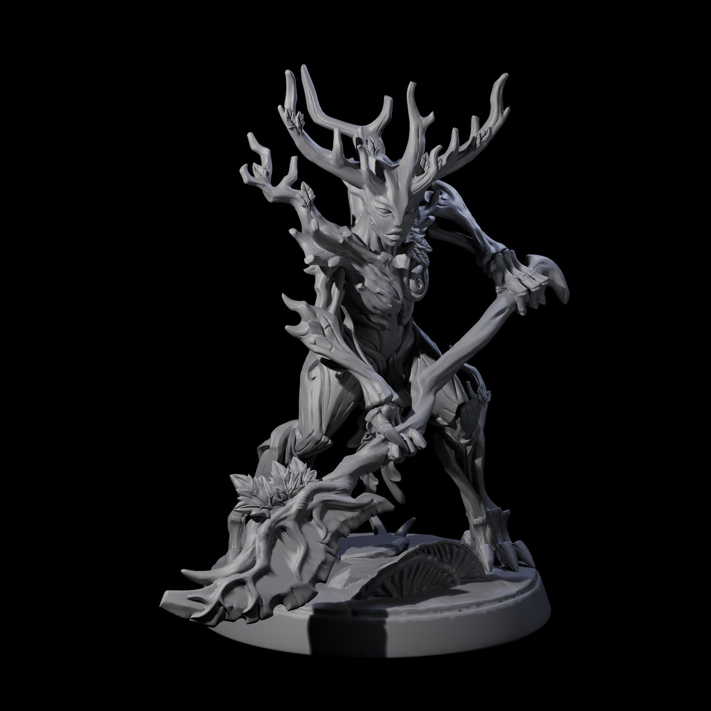 Thorny Twig Blight C Miniature for Dungeons and Dragons, Pathfinder or other TTRPGs