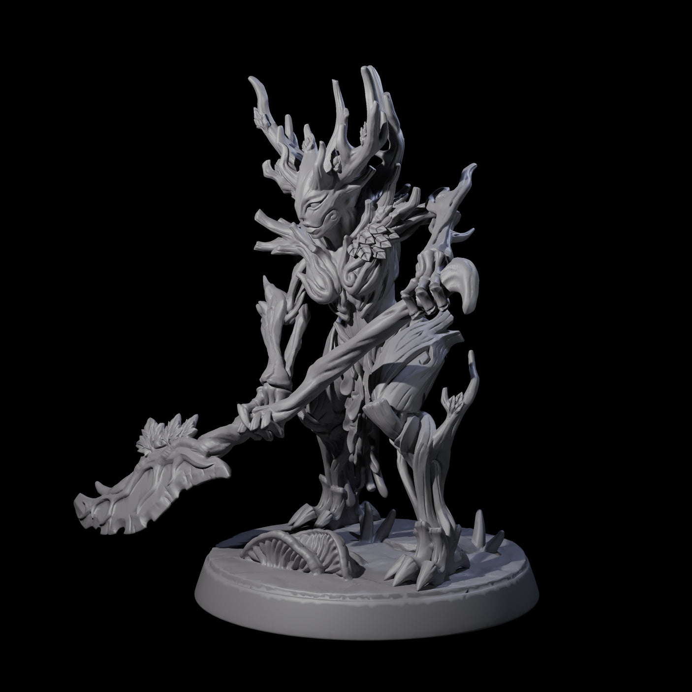 Thorny Twig Blight C Miniature for Dungeons and Dragons, Pathfinder or other TTRPGs