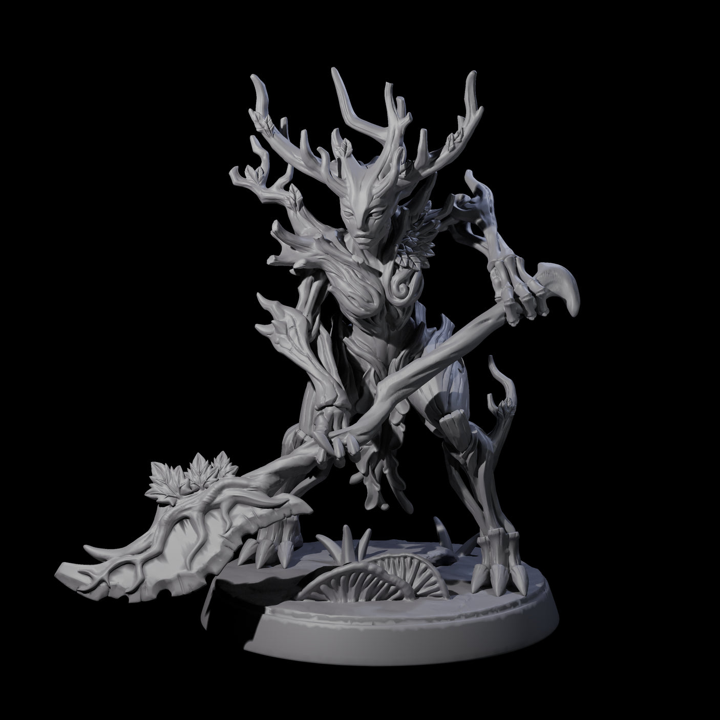 Thorny Twig Blight C Miniature for Dungeons and Dragons, Pathfinder or other TTRPGs