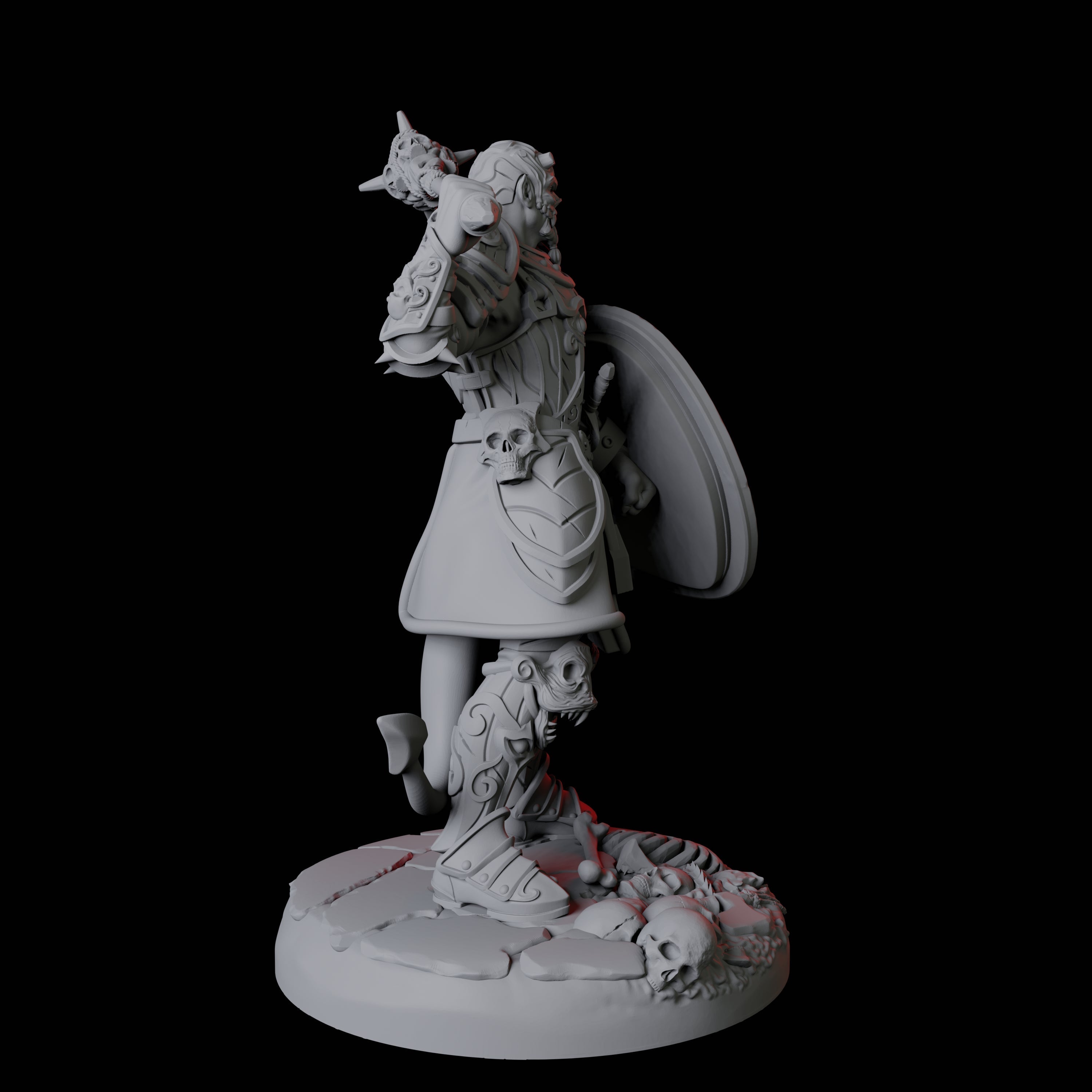 Threatening Bearded Devil C Miniature for Dungeons and Dragons, Pathfinder or other TTRPGs
