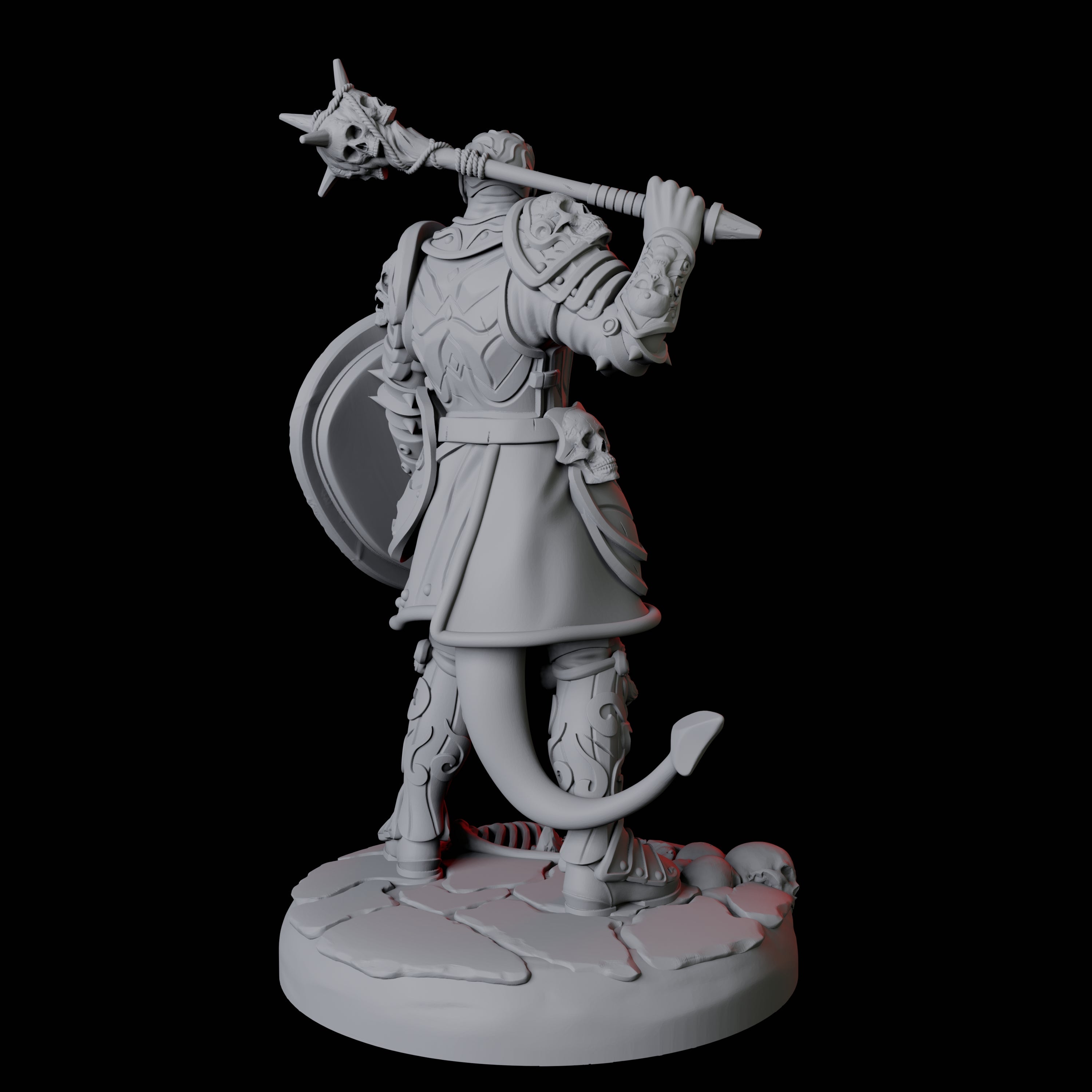 Threatening Bearded Devil C Miniature for Dungeons and Dragons, Pathfinder or other TTRPGs