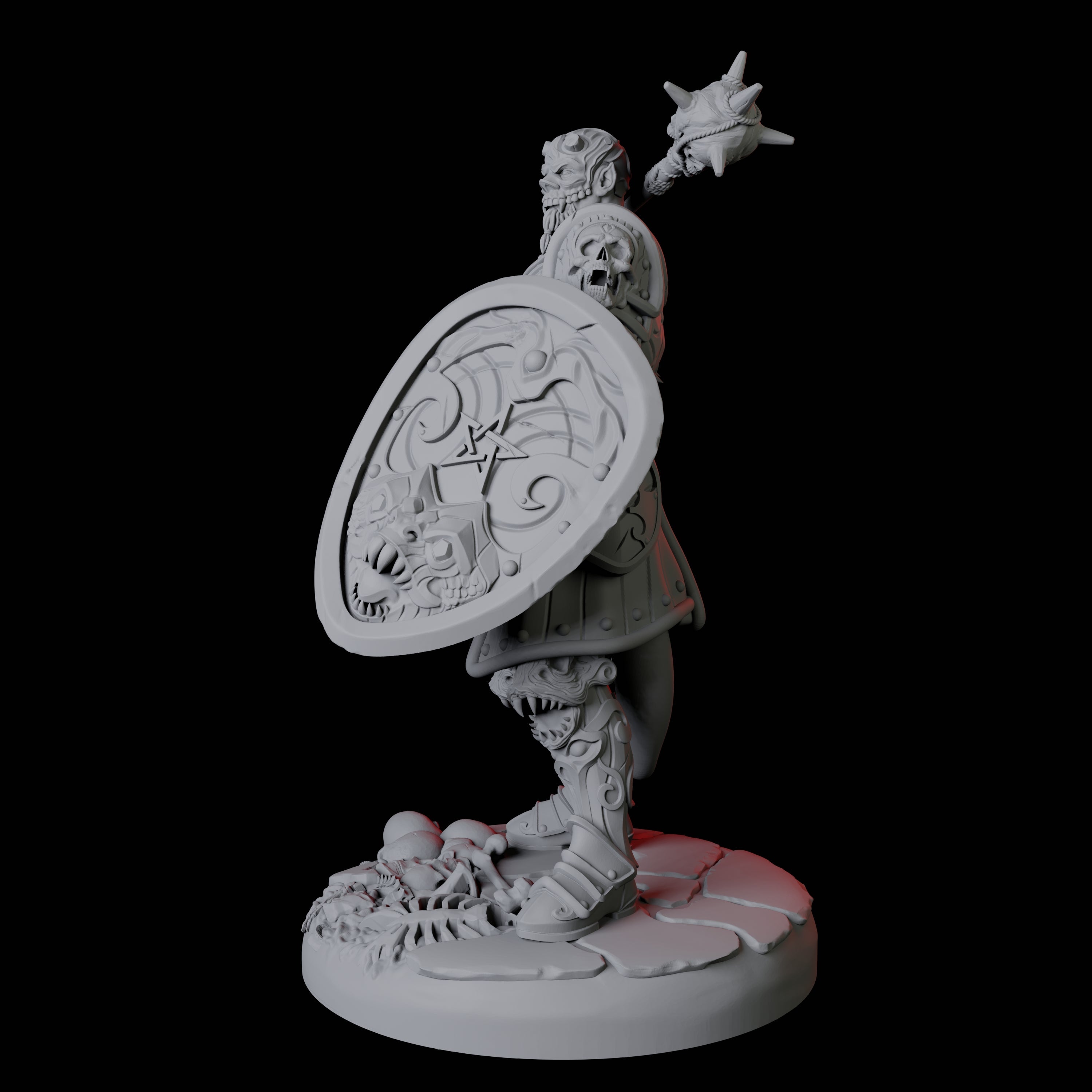 Threatening Bearded Devil C Miniature for Dungeons and Dragons, Pathfinder or other TTRPGs