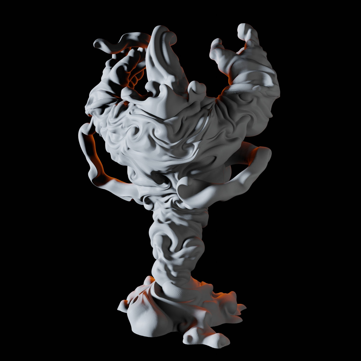 Three Air Elementals Miniature for Dungeons and Dragons, Pathfinder or other TTRPGs