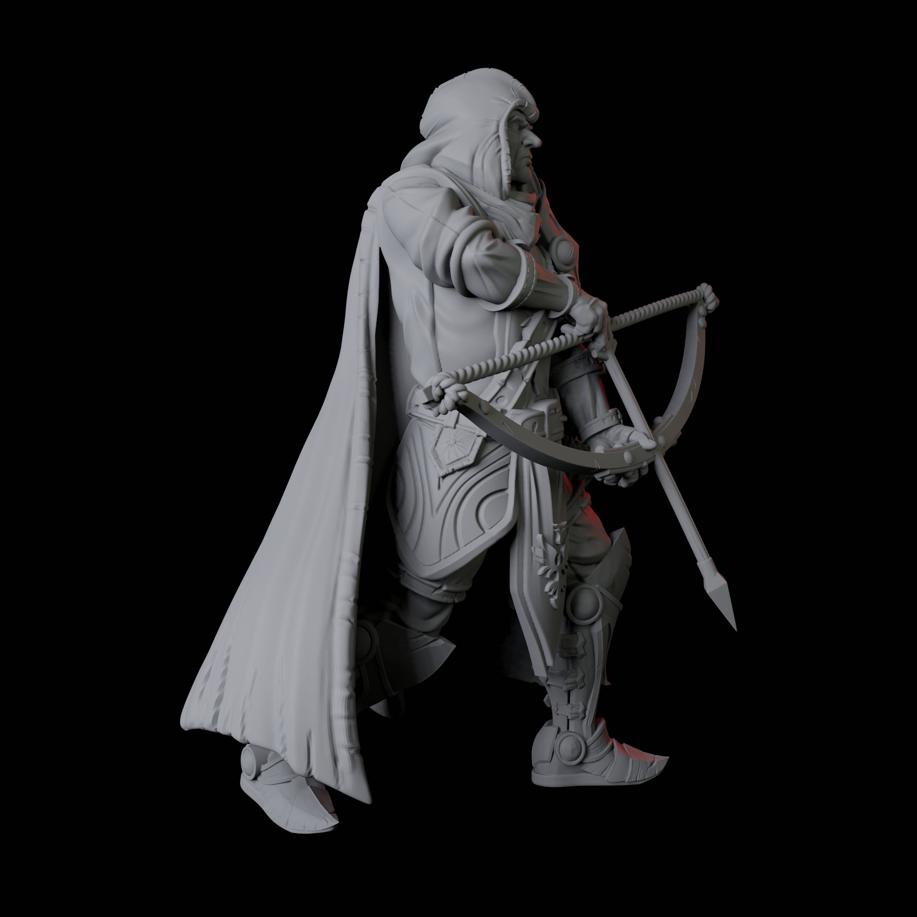 Three Arbalist Knights Miniature for Dungeons and Dragons, Pathfinder or other TTRPGs