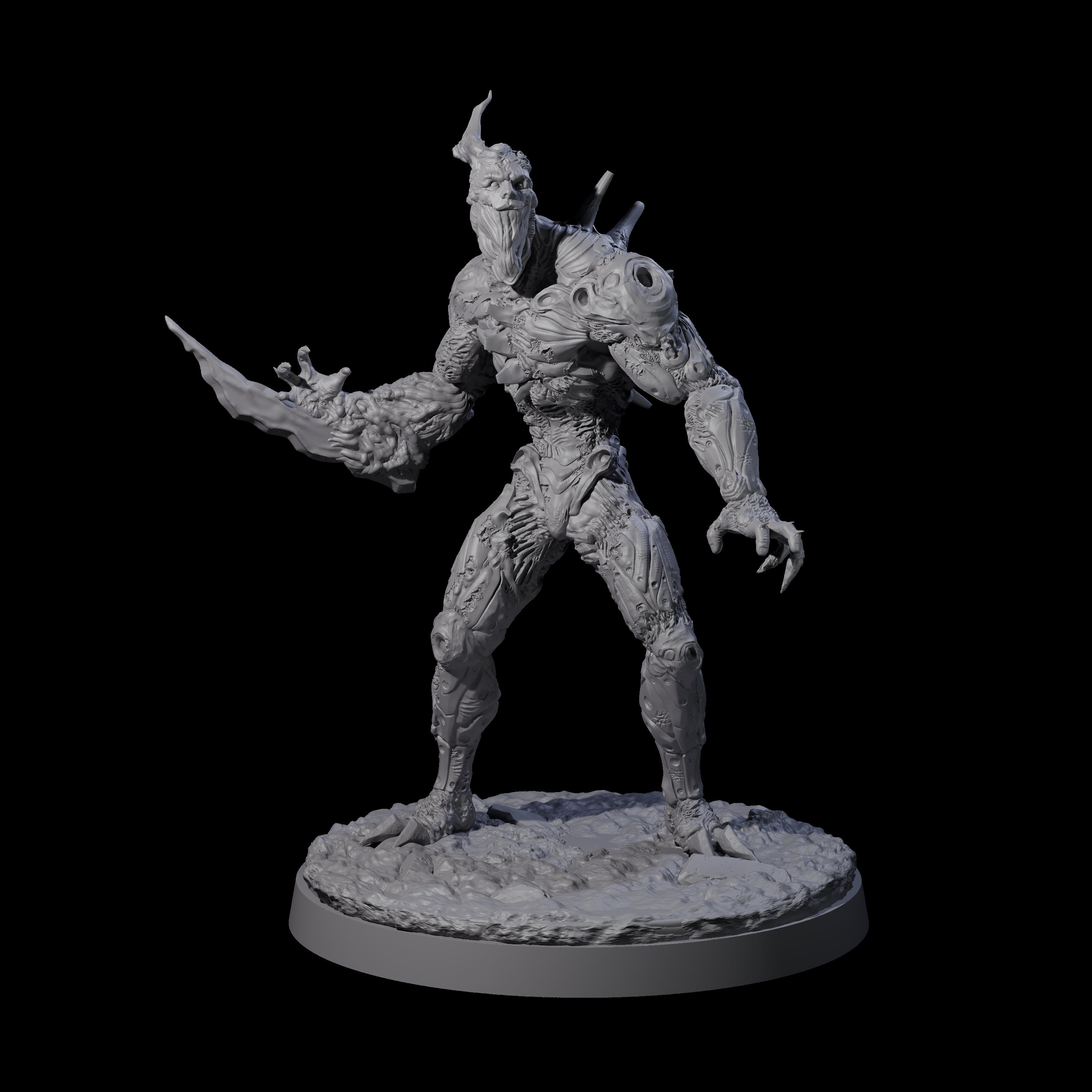 Three Barky Hive Guardians Miniature for Dungeons and Dragons, Pathfinder or other TTRPGs