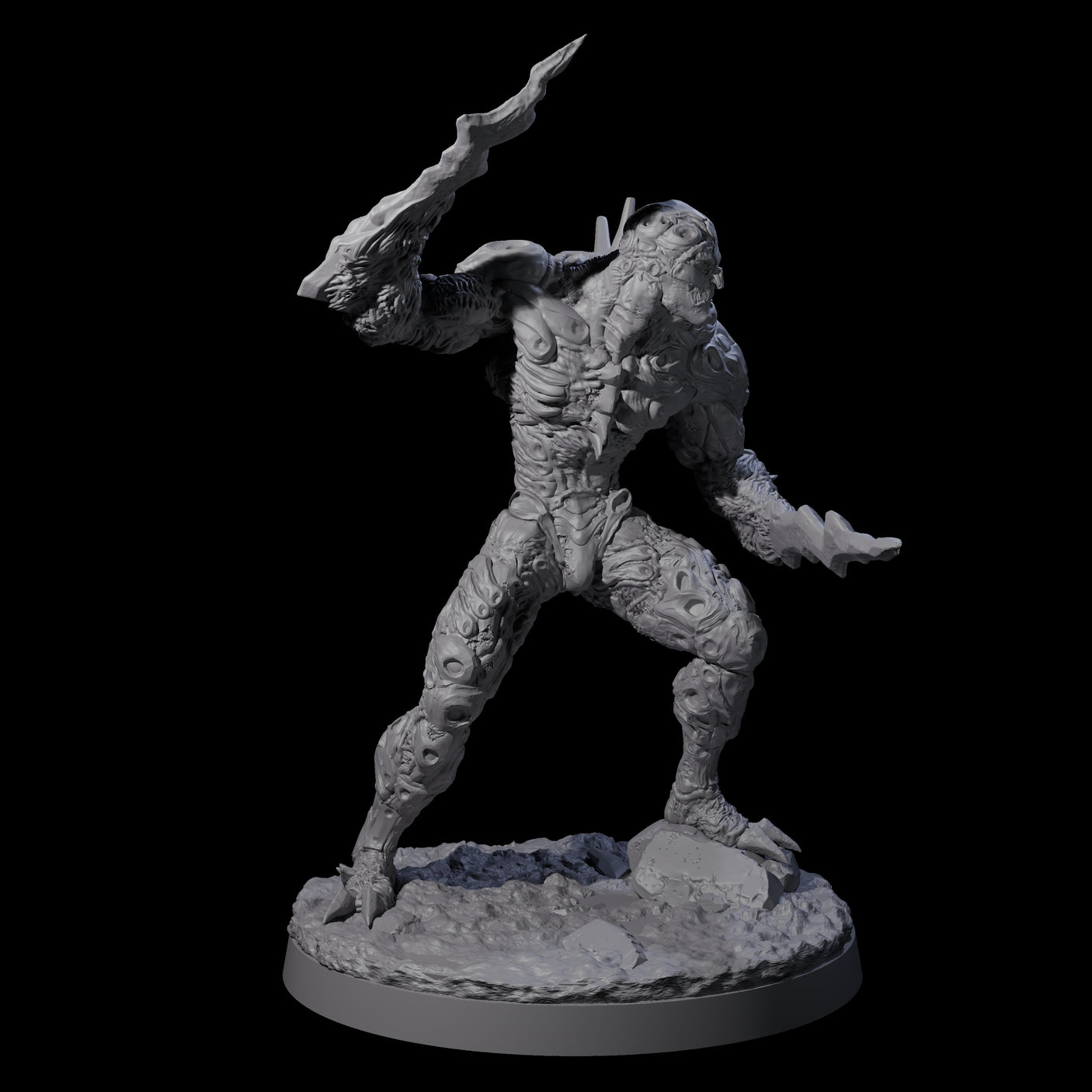 Three Barky Hive Guardians Miniature for Dungeons and Dragons, Pathfinder or other TTRPGs