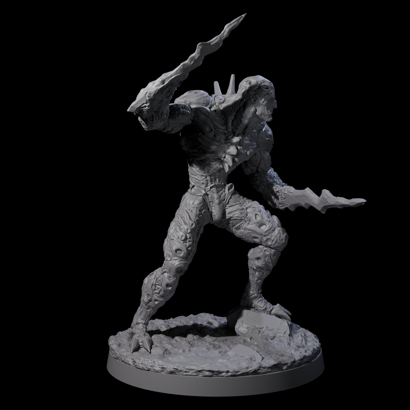 Three Barky Hive Guardians Miniature for Dungeons and Dragons, Pathfinder or other TTRPGs