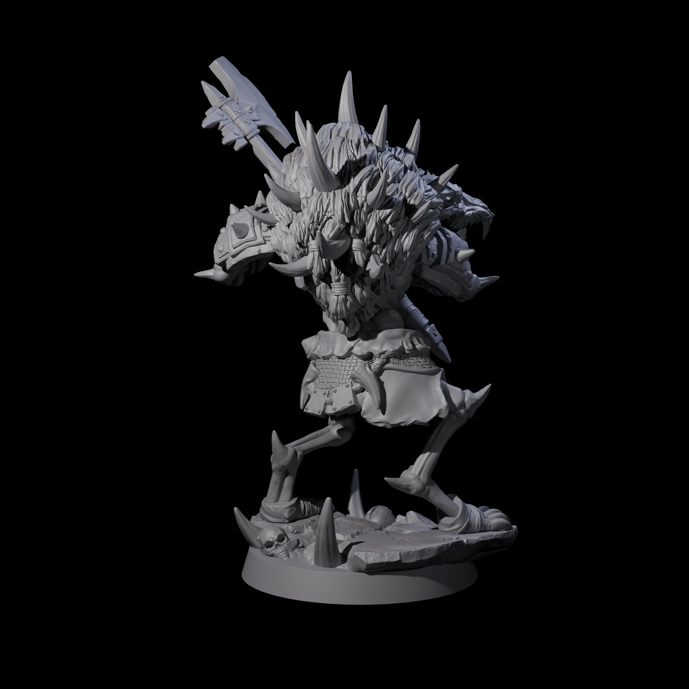 Three Creaking Gnoll Witherlings Miniature for Dungeons and Dragons, Pathfinder or other TTRPGs